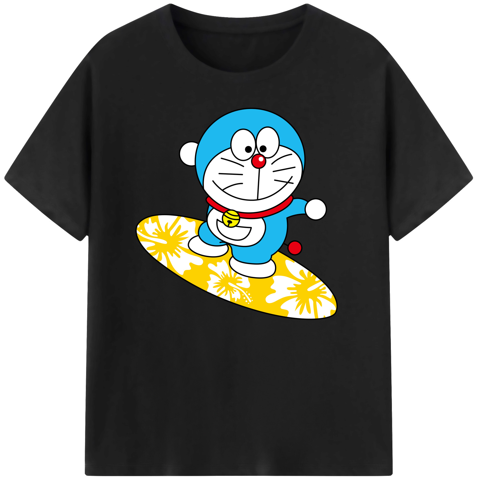 （画像用） ドラえもん Doraemon 綿100％ メンズ半袖Tシャツ｜肌触りやわらか＆通気性