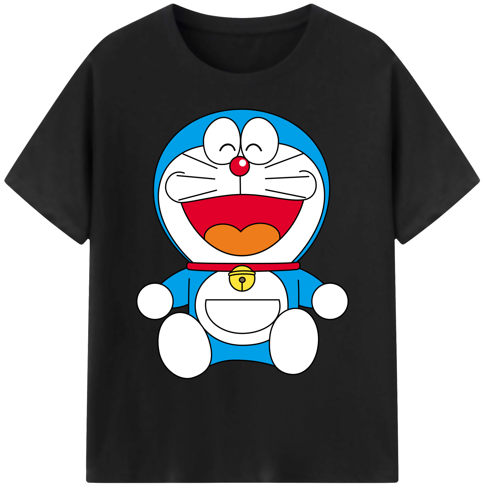 （画像用） ドラえもん Doraemon 綿100％ メンズ半袖Tシャツ｜肌触りやわらか＆通気性