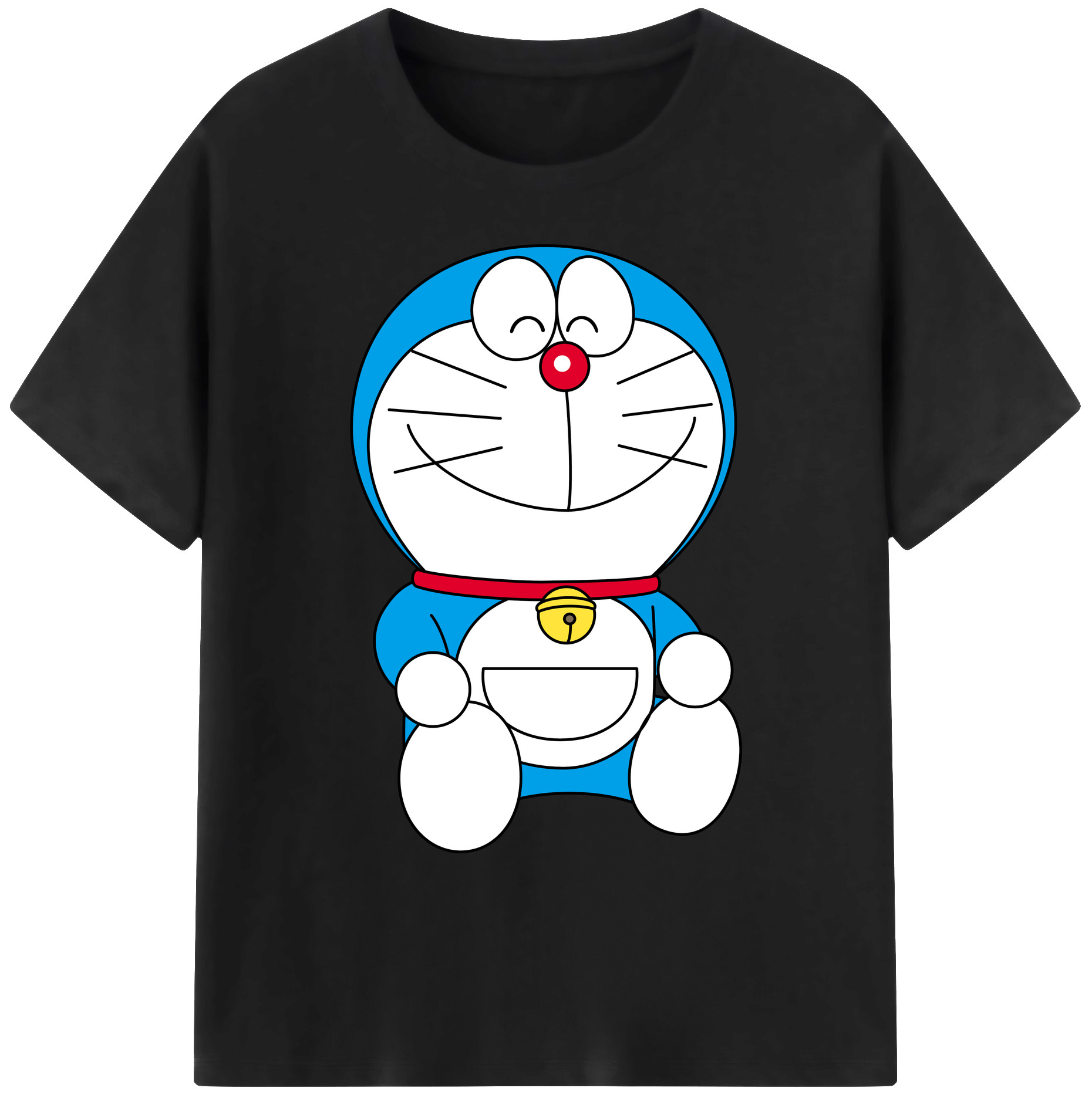 （画像用） ドラえもん Doraemon 綿100％ メンズ半袖Tシャツ｜肌触りやわらか＆通気性