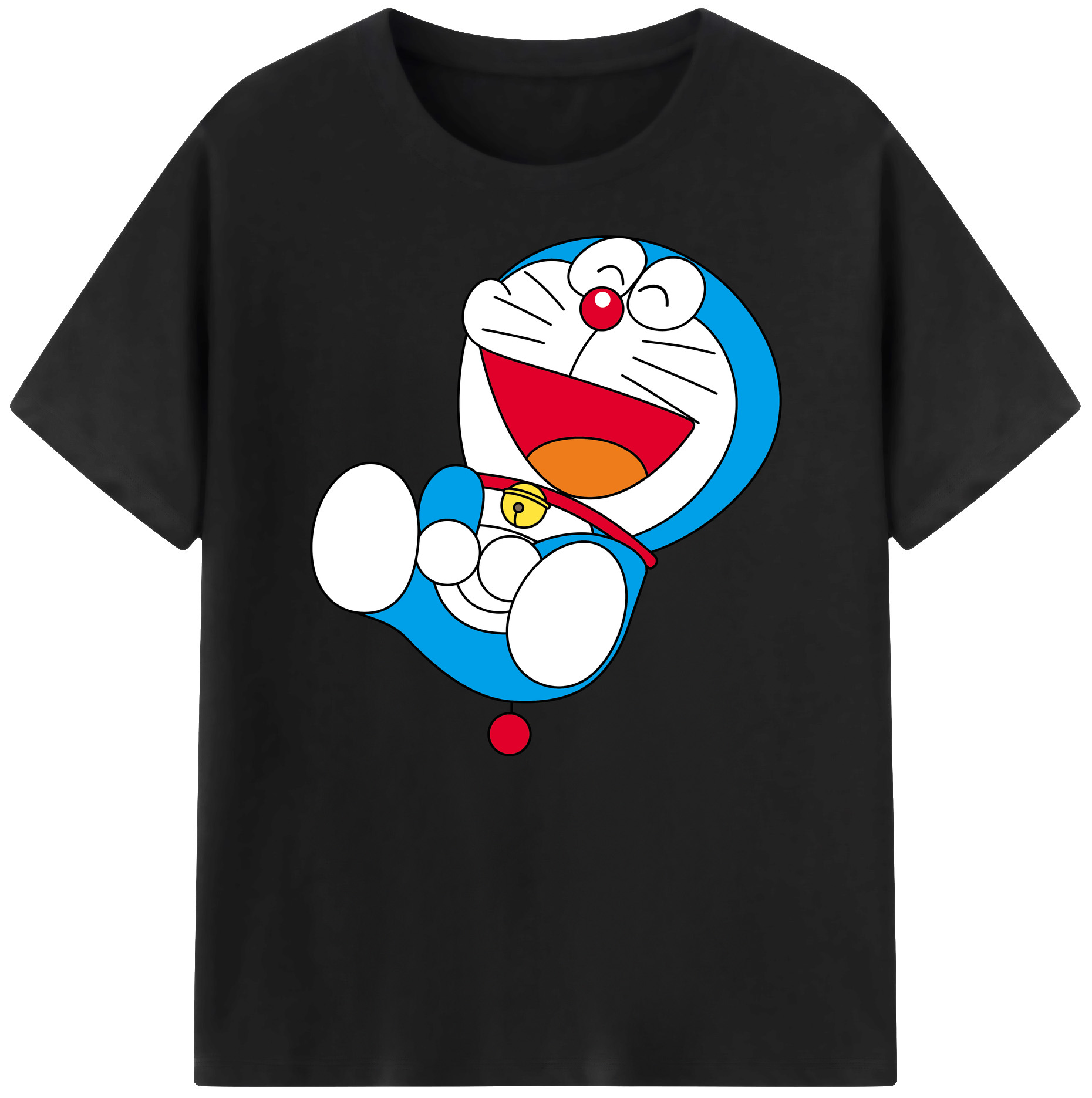（画像用） ドラえもん Doraemon 綿100％ メンズ半袖Tシャツ｜肌触りやわらか＆通気性
