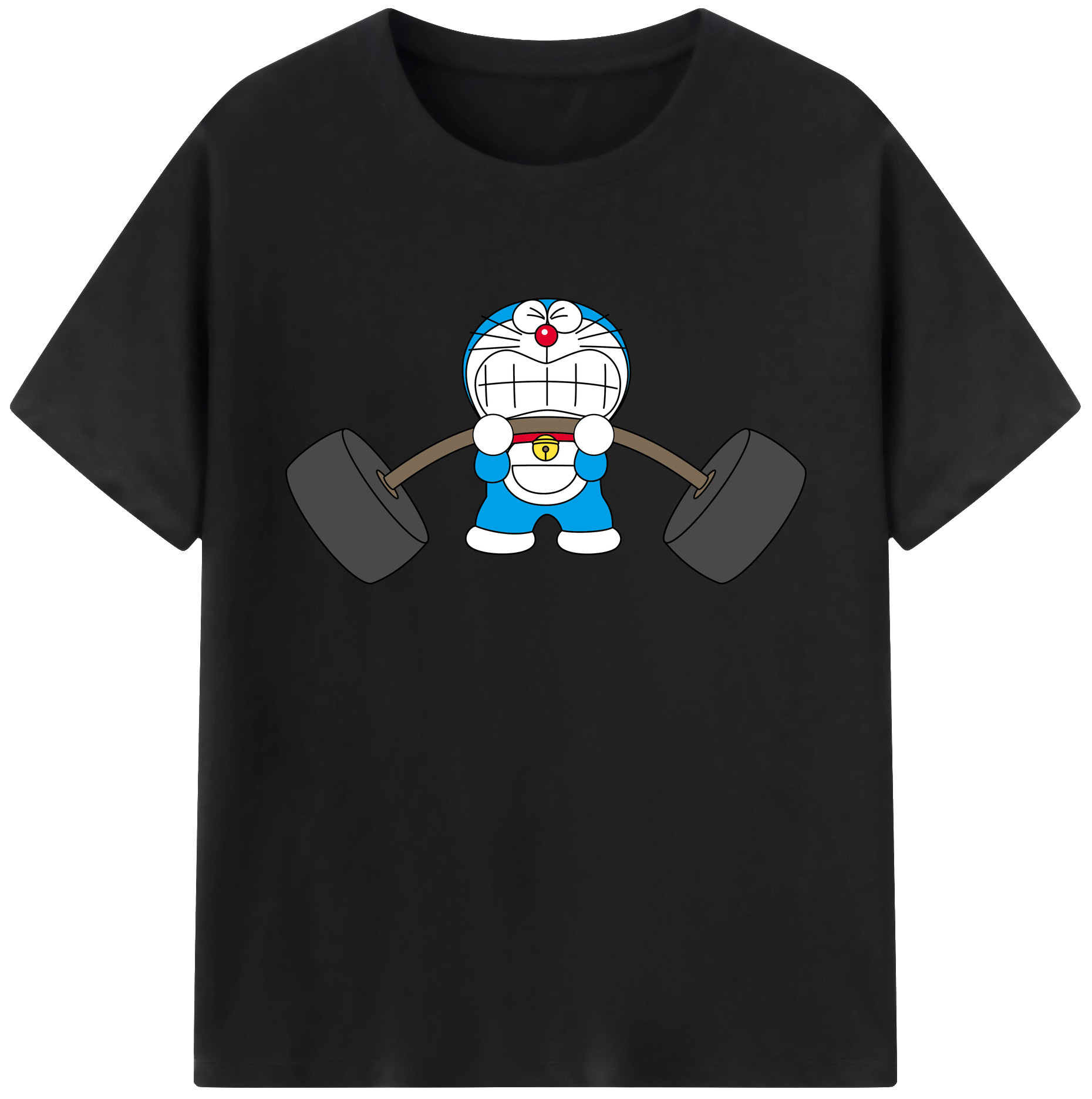 （画像用） ドラえもん Doraemon 綿100％ メンズ半袖Tシャツ｜肌触りやわらか＆通気性