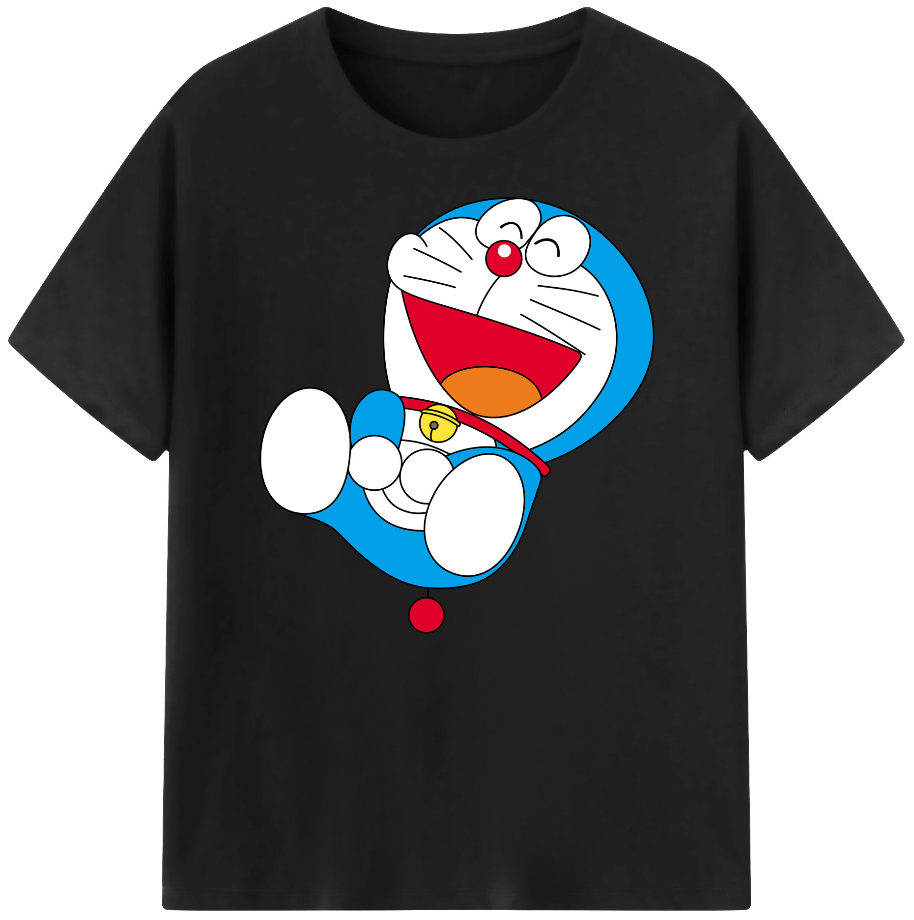 （画像用） ドラえもん Doraemon 綿100％ メンズ半袖Tシャツ｜肌触りやわらか＆通気性