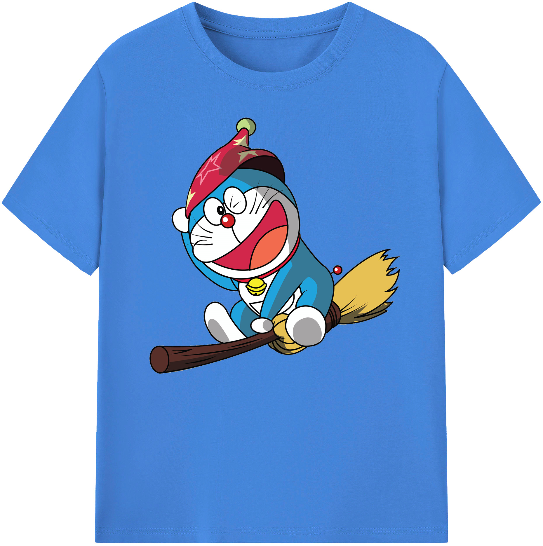 （画像用） ドラえもん Doraemon 綿100％ メンズ半袖Tシャツ｜肌触りやわらか＆通気性