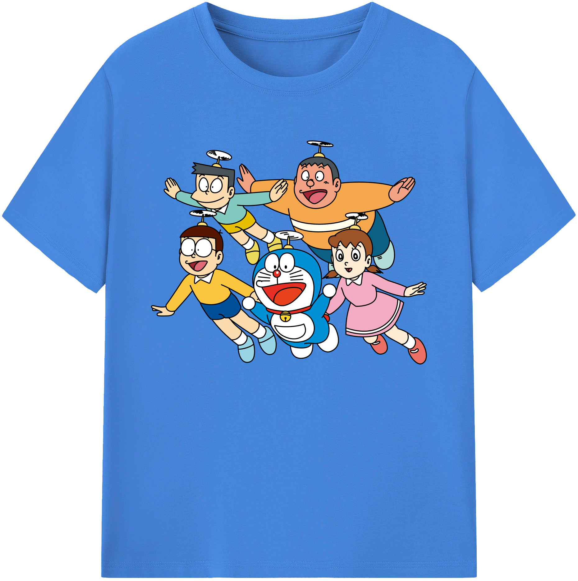 （画像用） ドラえもん 骨川 スネ夫 Doraemon Honekawa Suneo 綿100％ メンズ半袖Tシャツ｜肌触りやわらか＆通気性