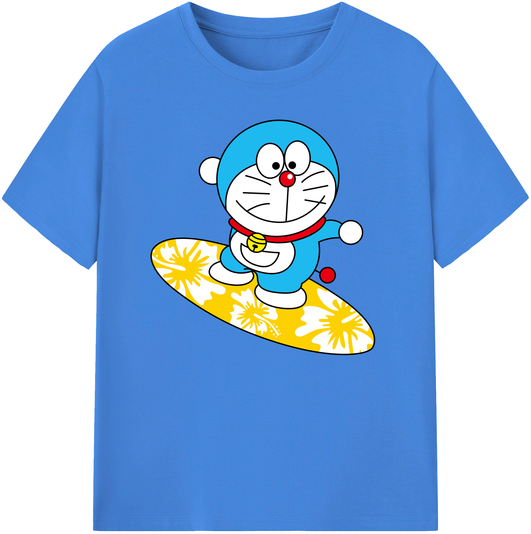 （画像用） ドラえもん Doraemon 綿100％ メンズ半袖Tシャツ｜肌触りやわらか＆通気性