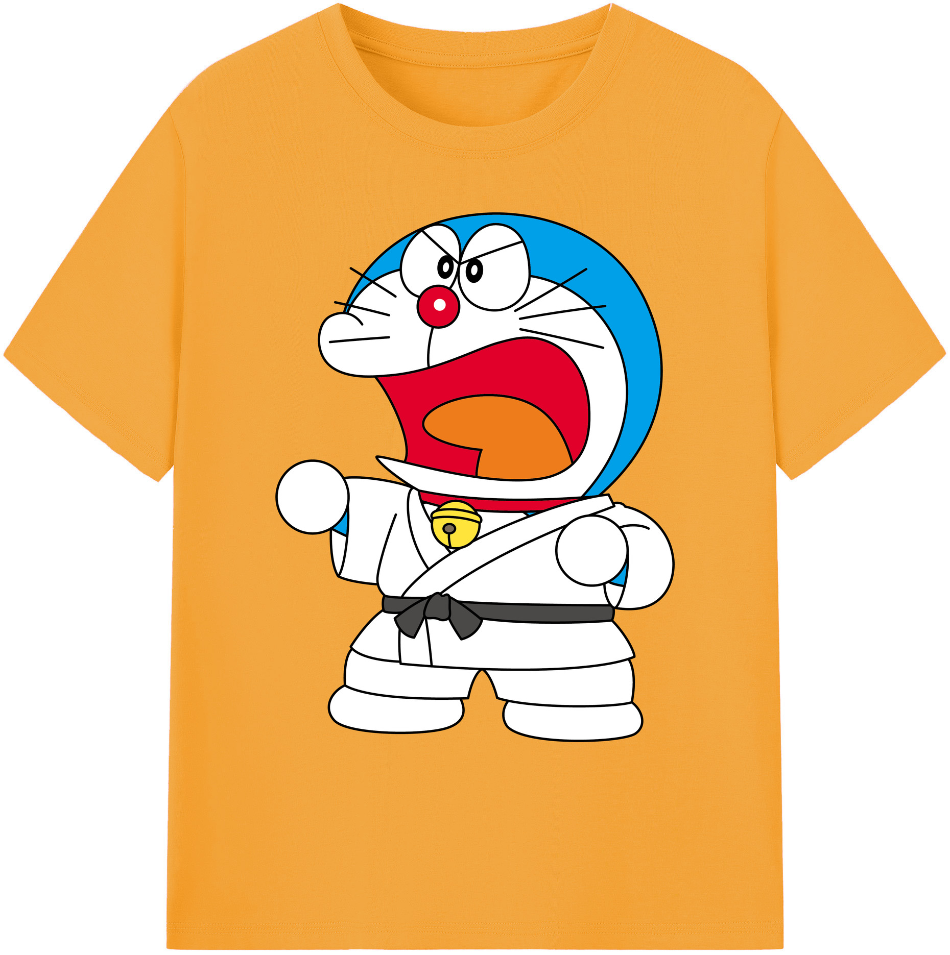 （画像用） ドラえもん Doraemon 綿100％ メンズ半袖Tシャツ｜肌触りやわらか＆通気性