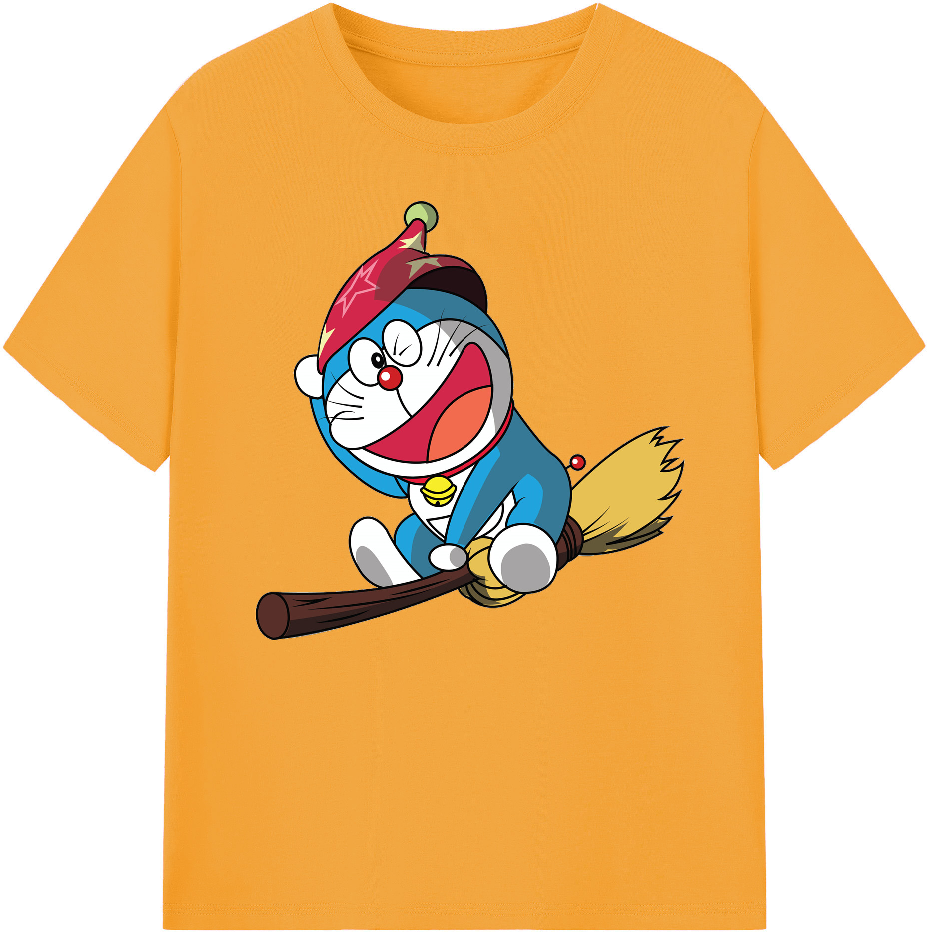（画像用） ドラえもん Doraemon 綿100％ メンズ半袖Tシャツ｜肌触りやわらか＆通気性