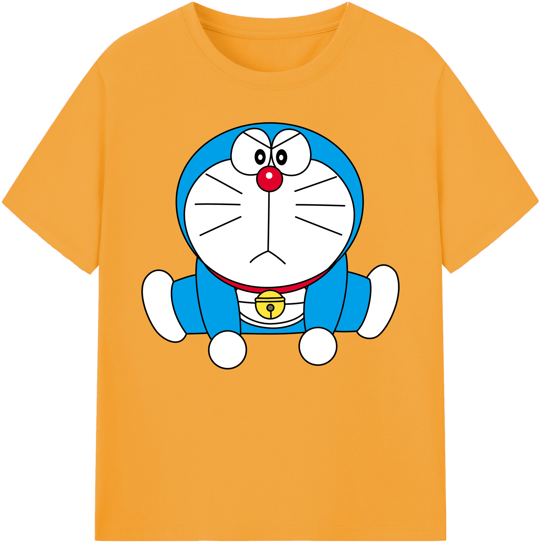 （画像用） ドラえもん Doraemon 綿100％ メンズ半袖Tシャツ｜肌触りやわらか＆通気性