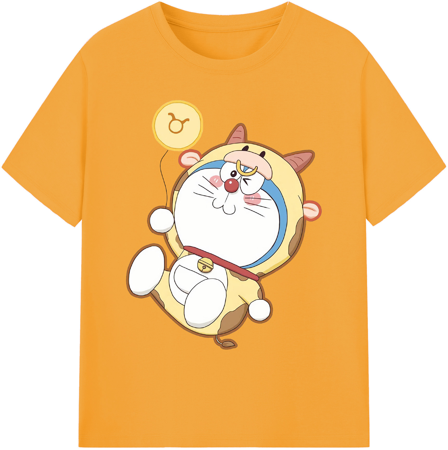 （画像用） ドラえもん Doraemon 綿100％ メンズ半袖Tシャツ｜肌触りやわらか＆通気性