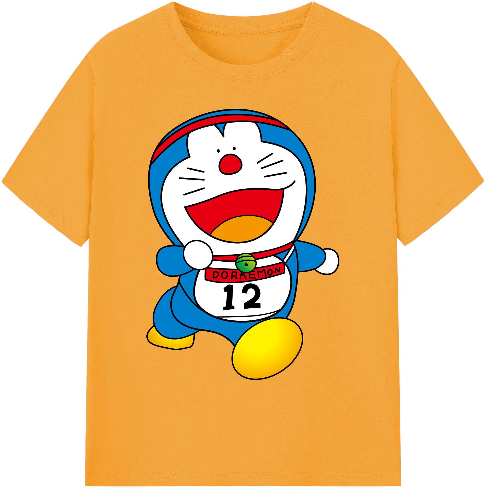 （画像用） ドラえもん Doraemon 綿100％ メンズ半袖Tシャツ｜肌触りやわらか＆通気性
