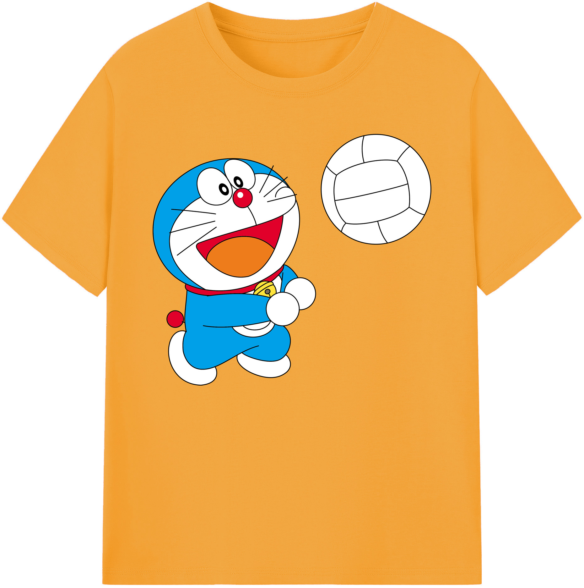 （画像用） ドラえもん Doraemon 綿100％ メンズ半袖Tシャツ｜肌触りやわらか＆通気性
