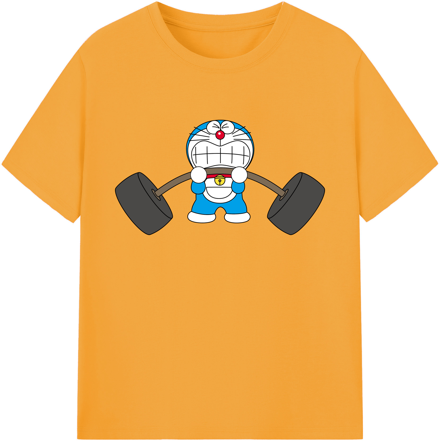 （画像用） ドラえもん Doraemon 綿100％ メンズ半袖Tシャツ｜肌触りやわらか＆通気性