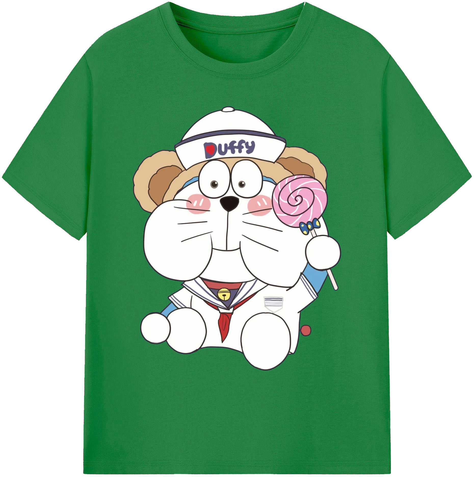 （画像用） ドラえもん Doraemon 綿100％ メンズ半袖Tシャツ｜肌触りやわらか＆通気性