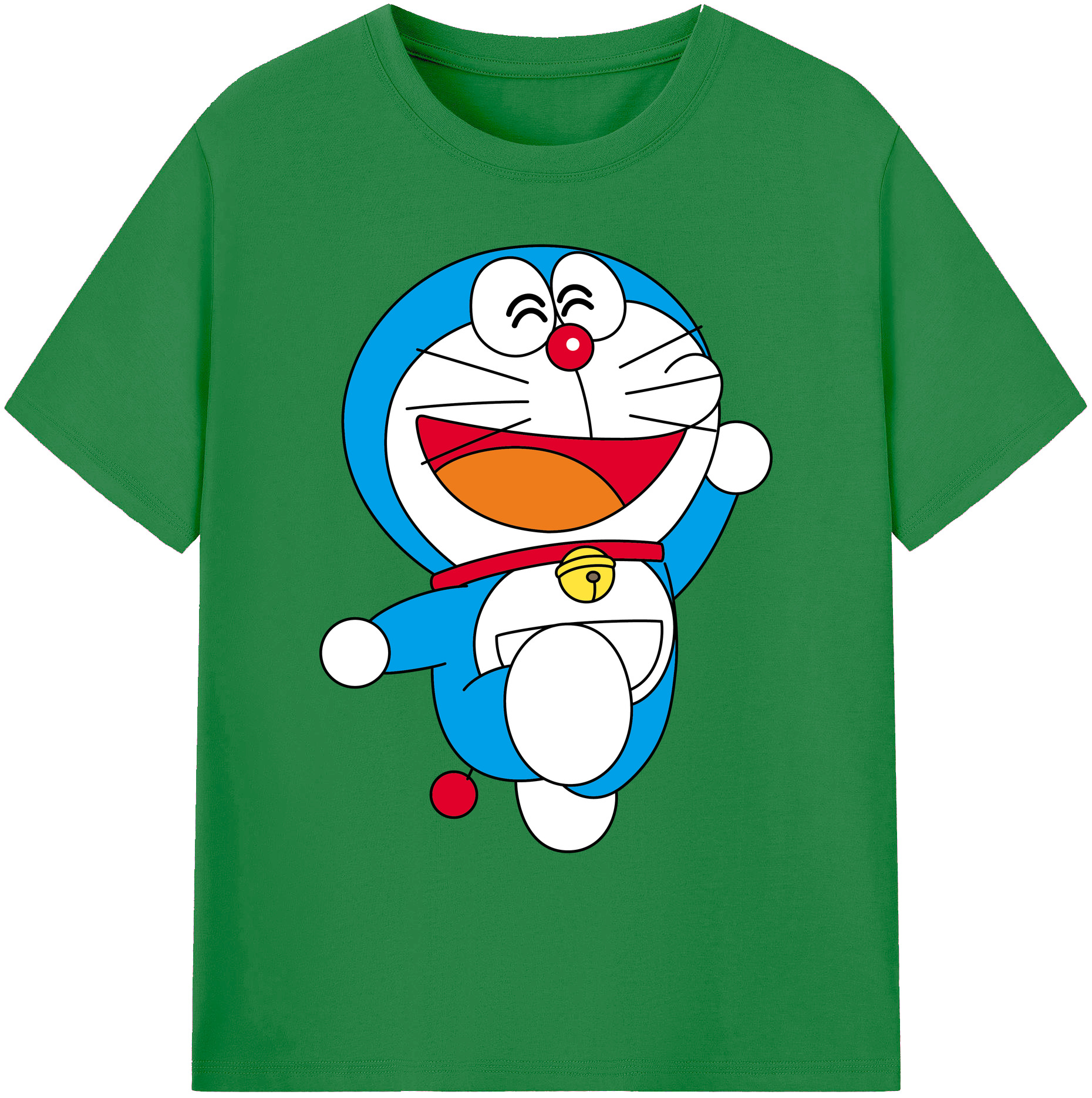 （画像用） ドラえもん Doraemon 綿100％ メンズ半袖Tシャツ｜肌触りやわらか＆通気性