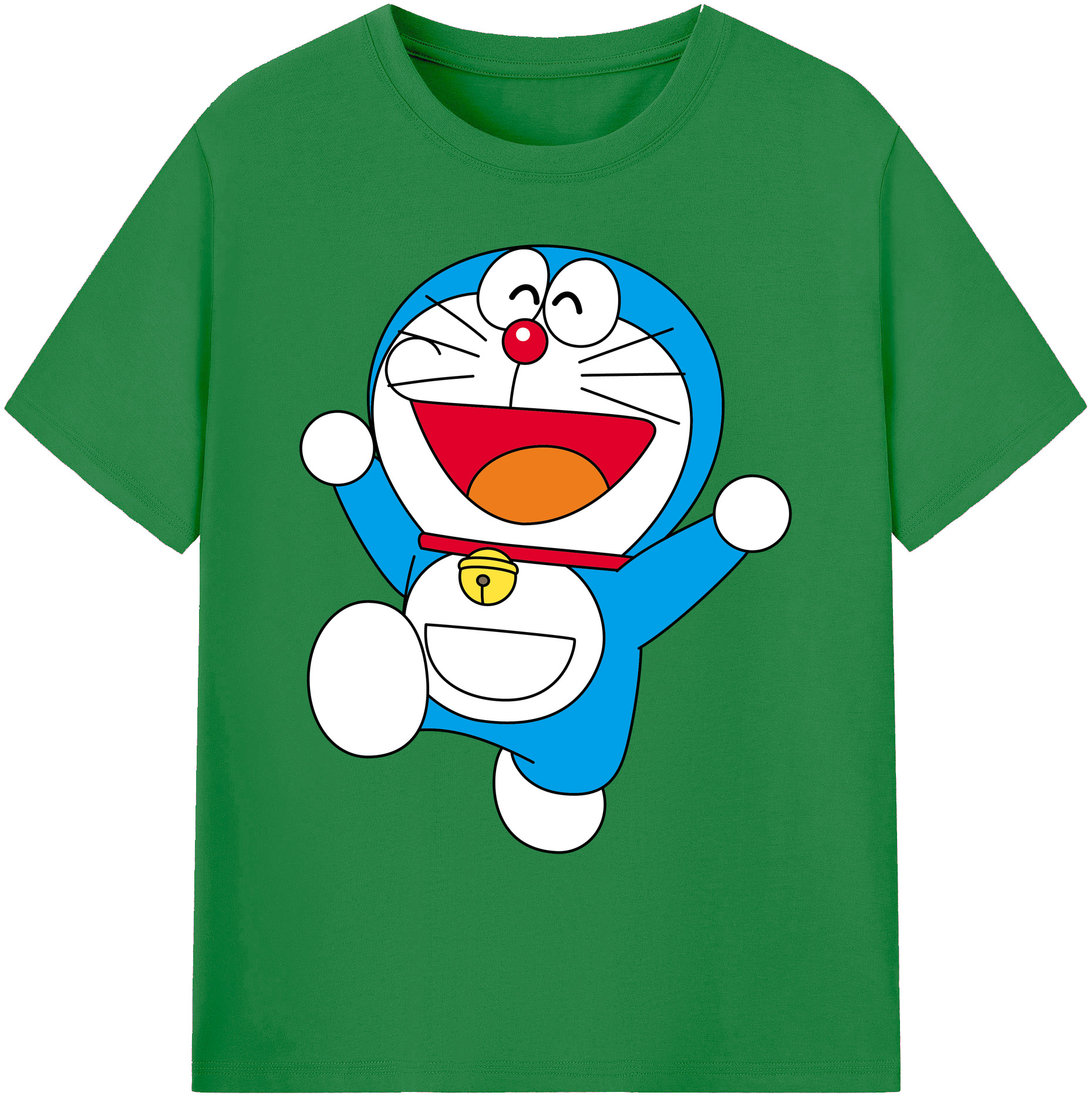 （画像用） ドラえもん Doraemon 綿100％ メンズ半袖Tシャツ｜肌触りやわらか＆通気性