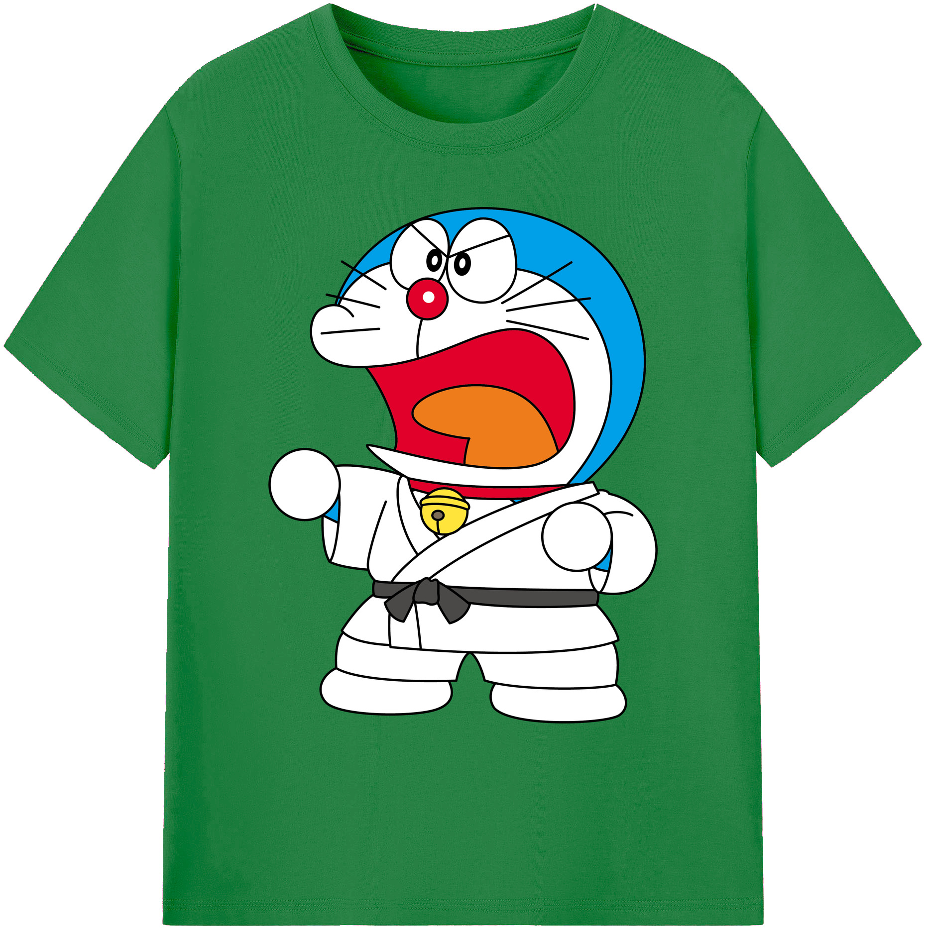 （画像用） ドラえもん Doraemon 綿100％ メンズ半袖Tシャツ｜肌触りやわらか＆通気性