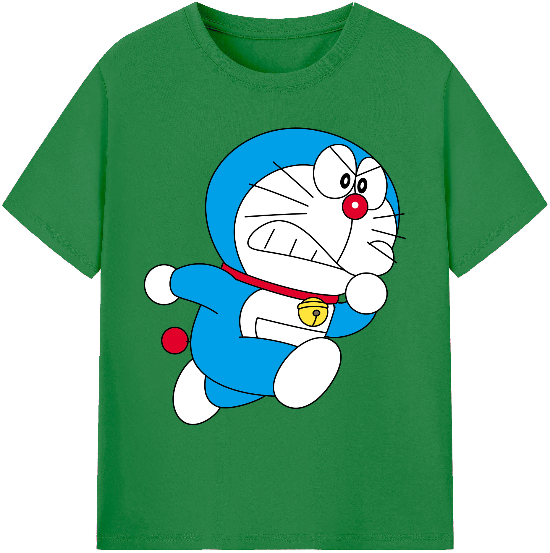 （画像用） ドラえもん Doraemon 綿100％ メンズ半袖Tシャツ｜肌触りやわらか＆通気性