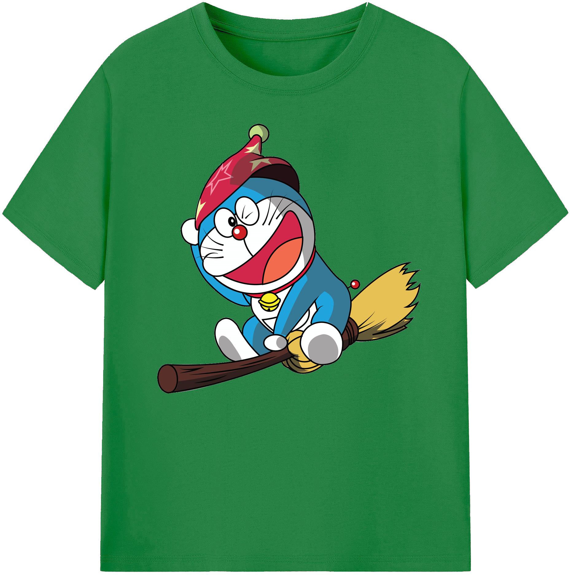 （画像用） ドラえもん Doraemon 綿100％ メンズ半袖Tシャツ｜肌触りやわらか＆通気性