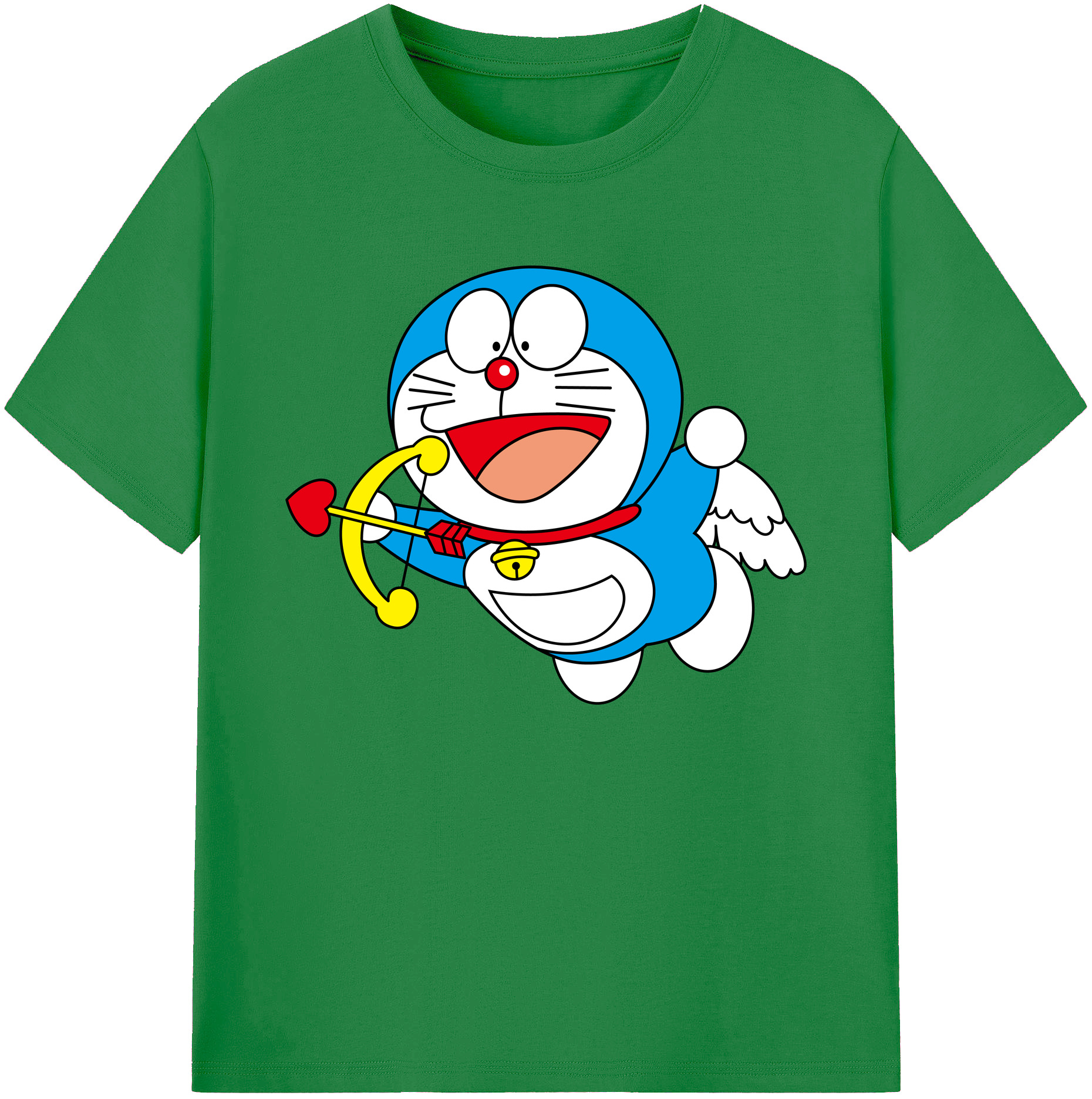 （画像用） ドラえもん Doraemon 綿100％ メンズ半袖Tシャツ｜肌触りやわらか＆通気性