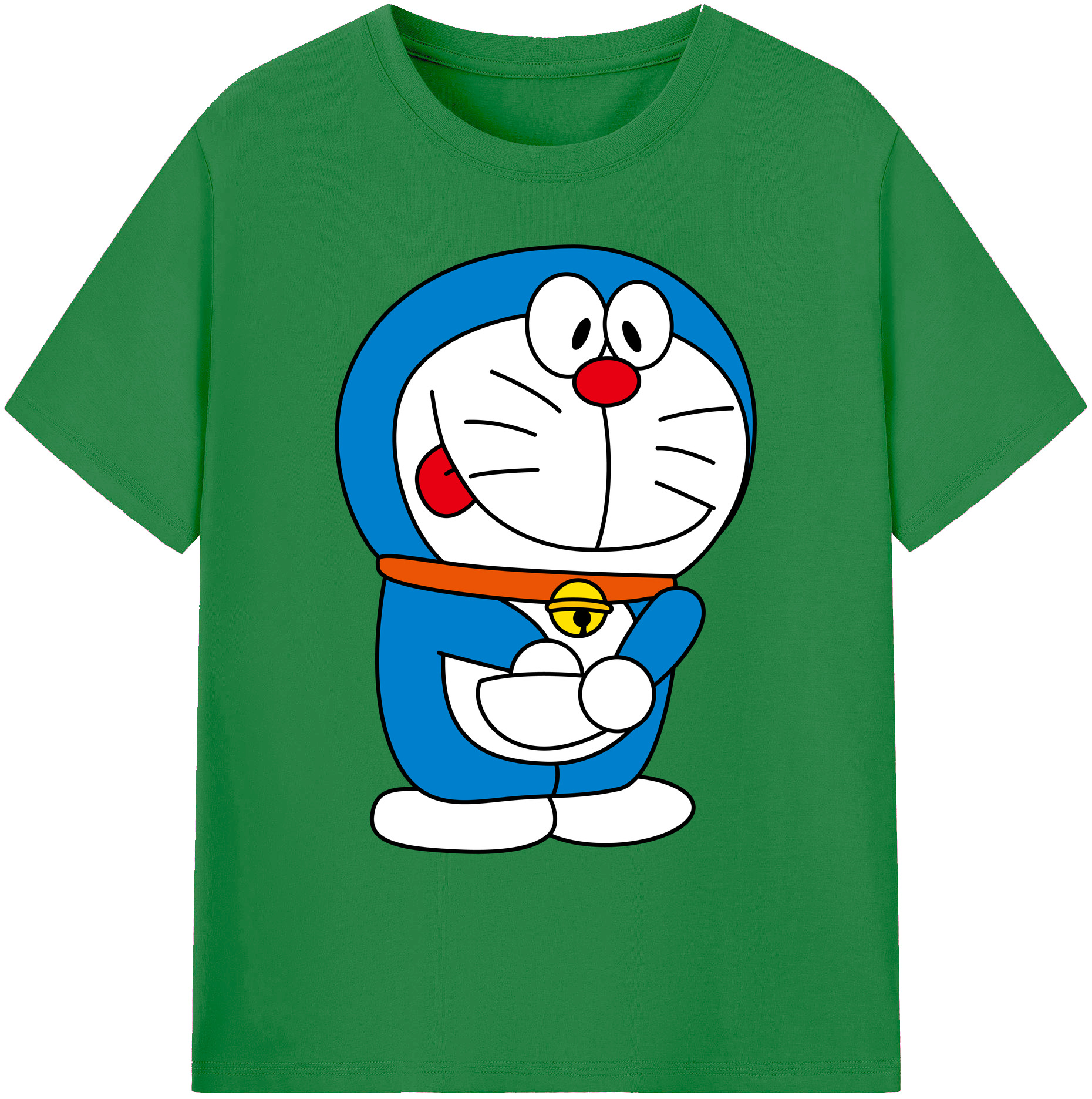 （画像用） ドラえもん Doraemon 綿100％ メンズ半袖Tシャツ｜肌触りやわらか＆通気性