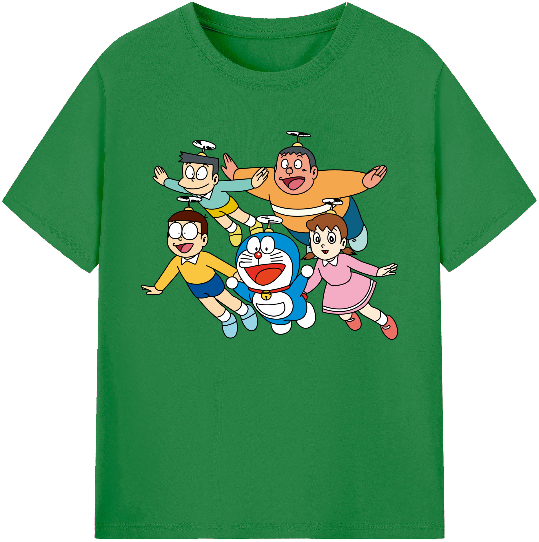 （画像用） ドラえもん 骨川 スネ夫 Doraemon Honekawa Suneo 綿100％ メンズ半袖Tシャツ｜肌触りやわらか＆通気性