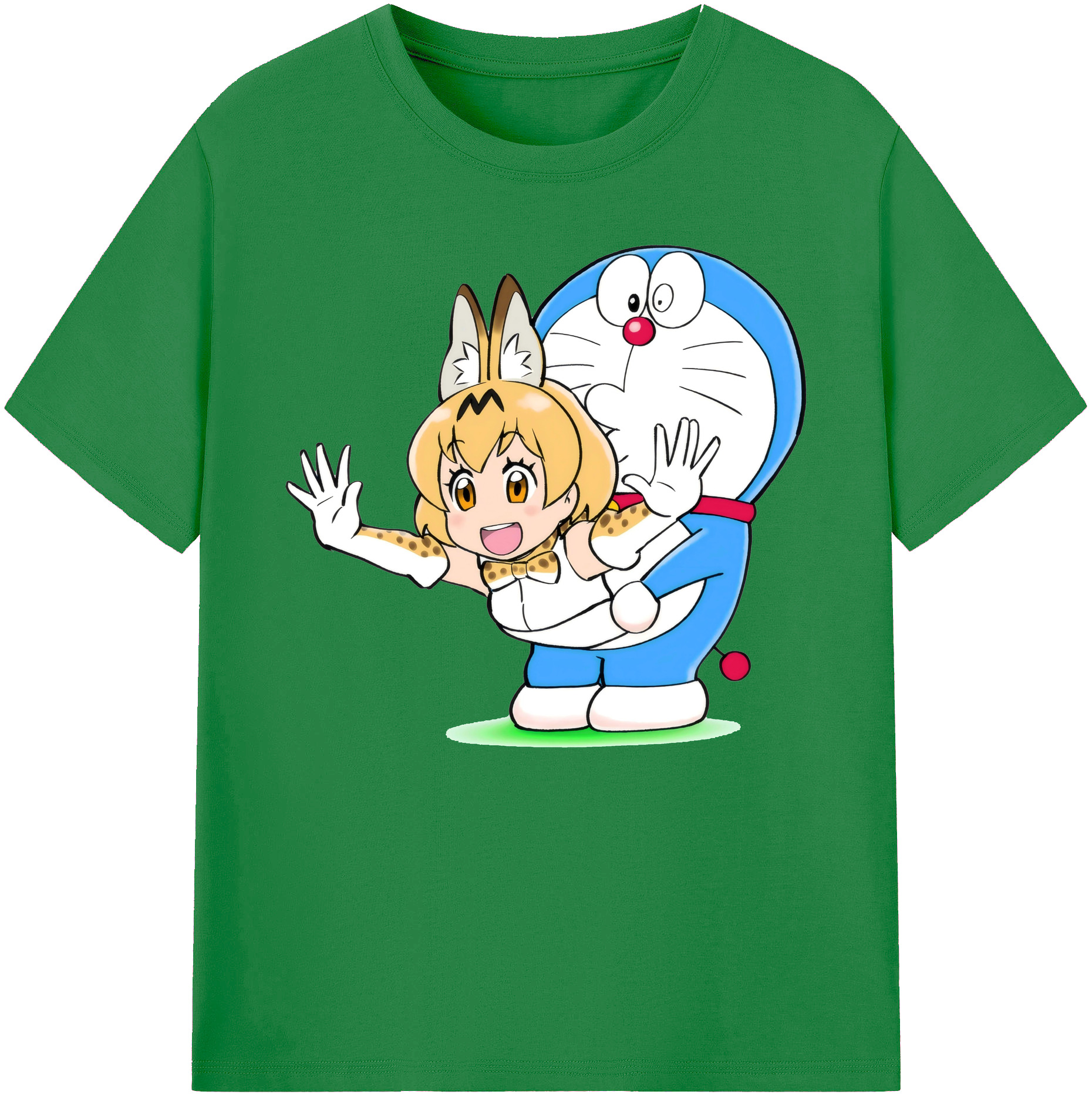 （画像用） ドラえもん Doraemon 綿100％ メンズ半袖Tシャツ｜肌触りやわらか＆通気性