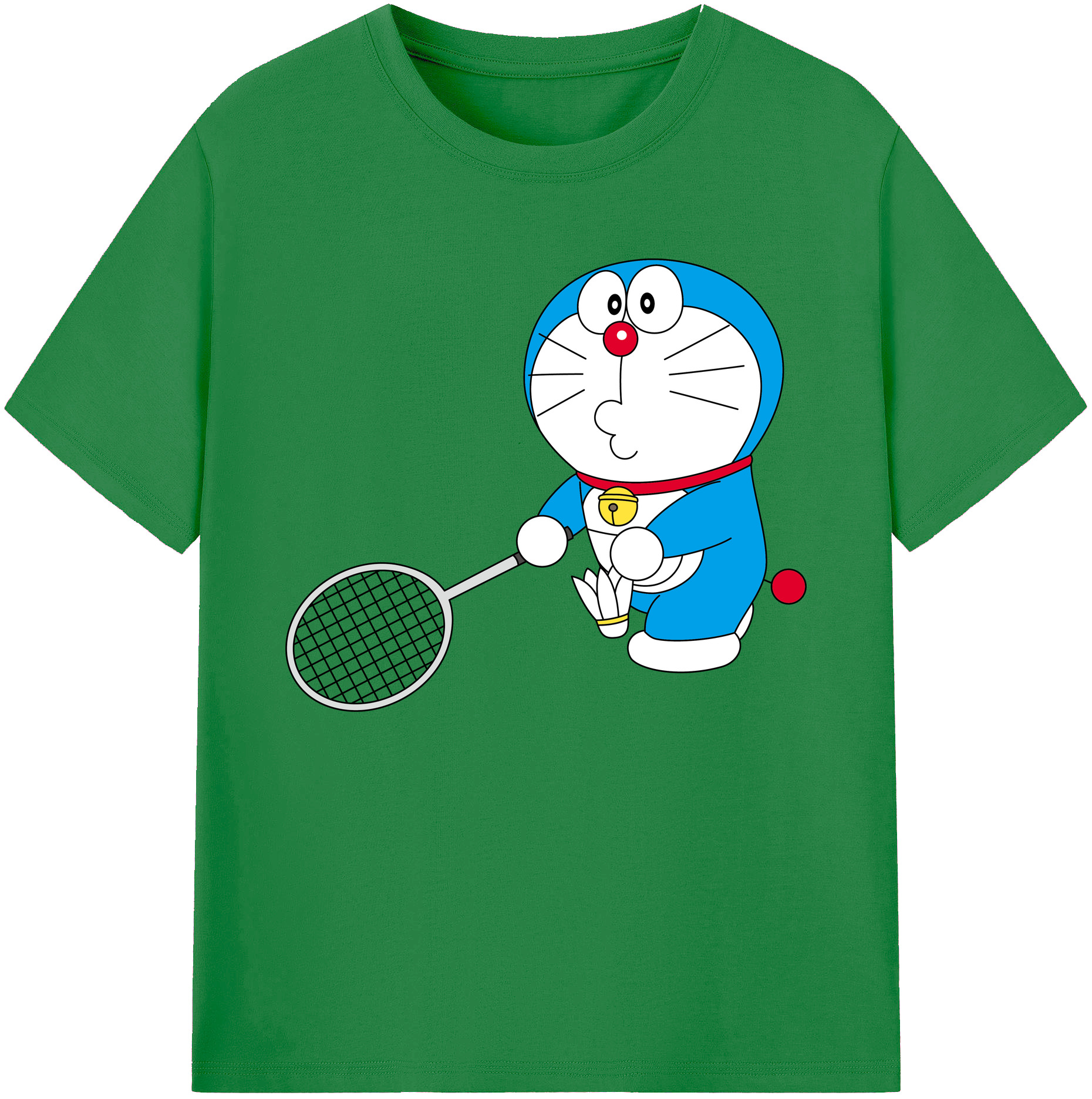 （画像用） ドラえもん Doraemon 綿100％ メンズ半袖Tシャツ｜肌触りやわらか＆通気性