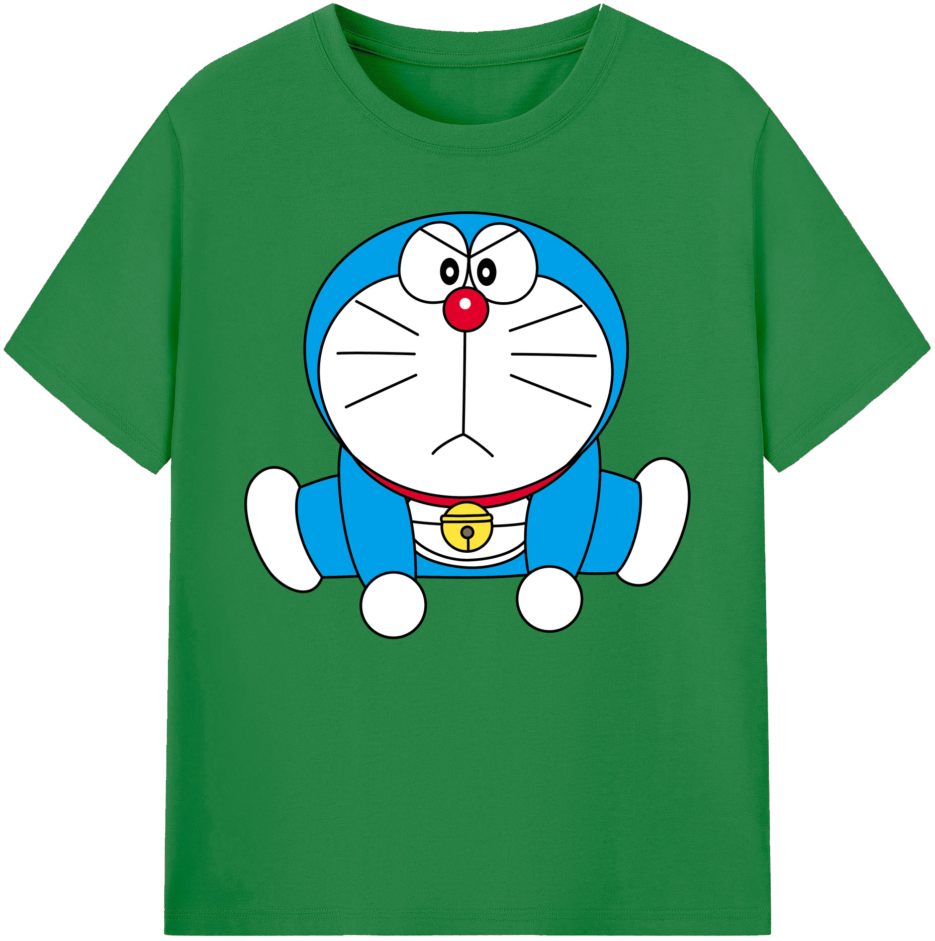 （画像用） ドラえもん Doraemon 綿100％ メンズ半袖Tシャツ｜肌触りやわらか＆通気性