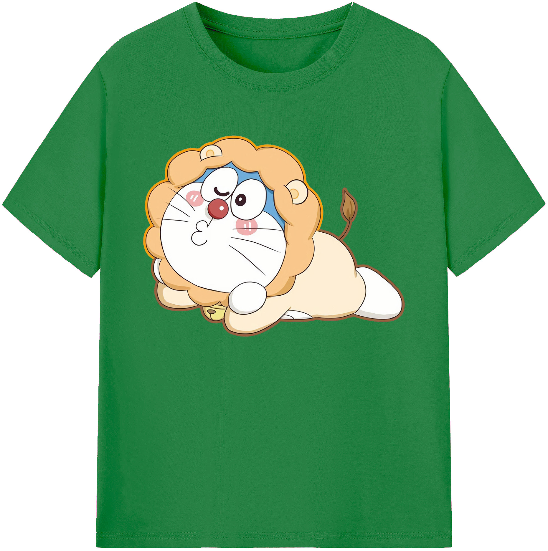 （画像用） ドラえもん Doraemon 綿100％ メンズ半袖Tシャツ｜肌触りやわらか＆通気性