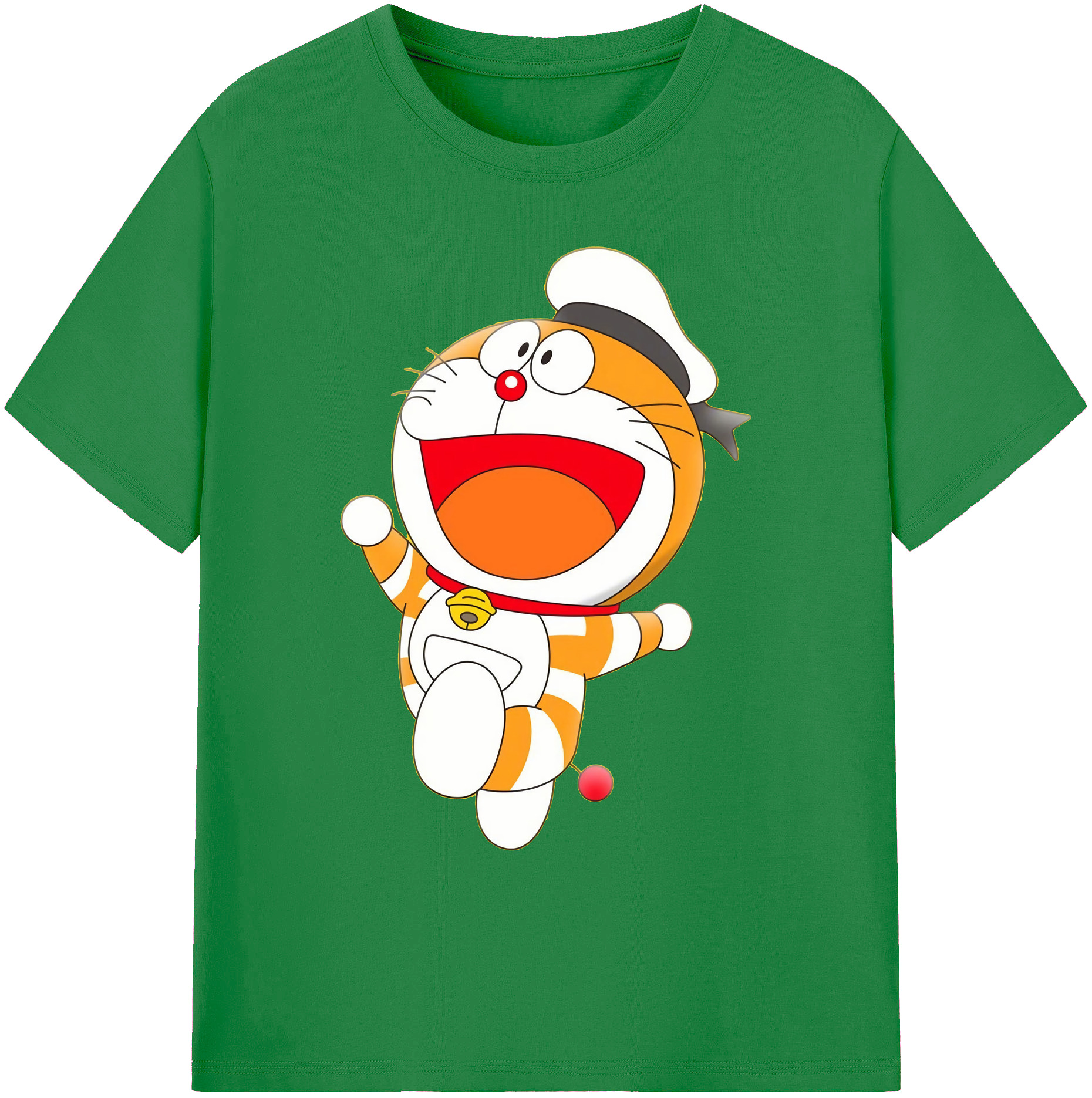 （画像用） ドラえもん Doraemon 綿100％ メンズ半袖Tシャツ｜肌触りやわらか＆通気性