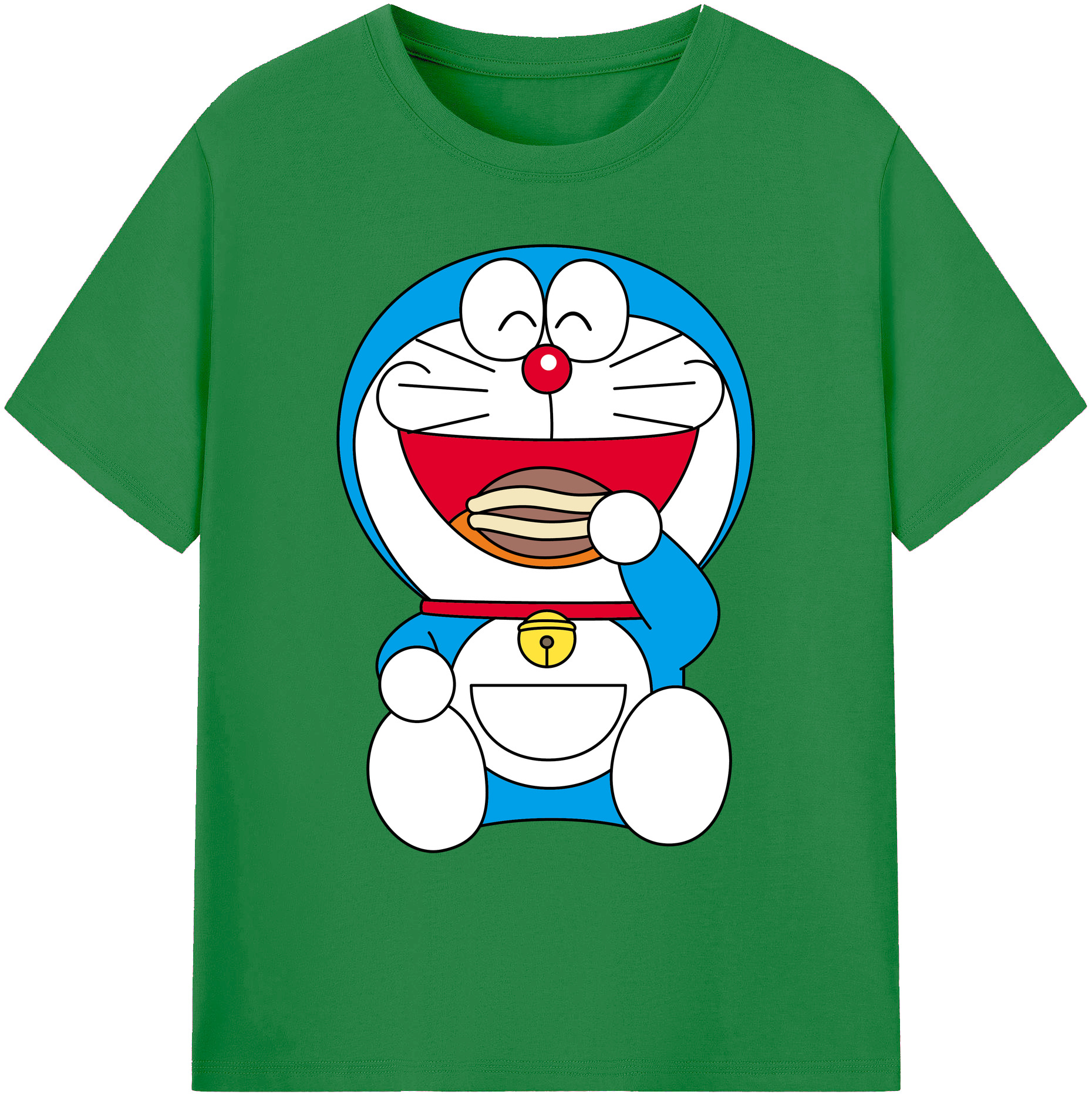 （画像用） ドラえもん Doraemon 綿100％ メンズ半袖Tシャツ｜肌触りやわらか＆通気性