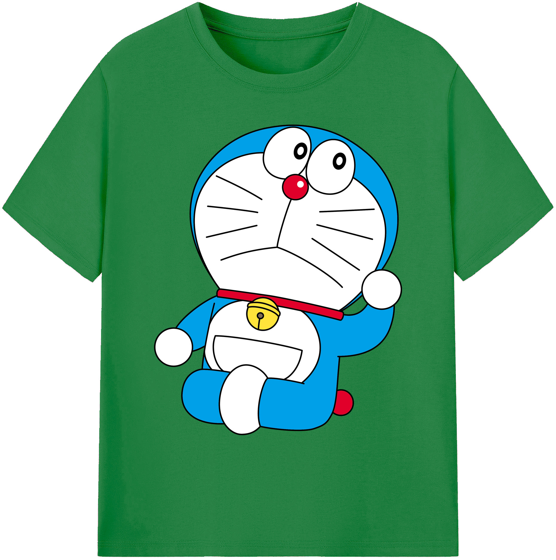 （画像用） ドラえもん Doraemon 綿100％ メンズ半袖Tシャツ｜肌触りやわらか＆通気性