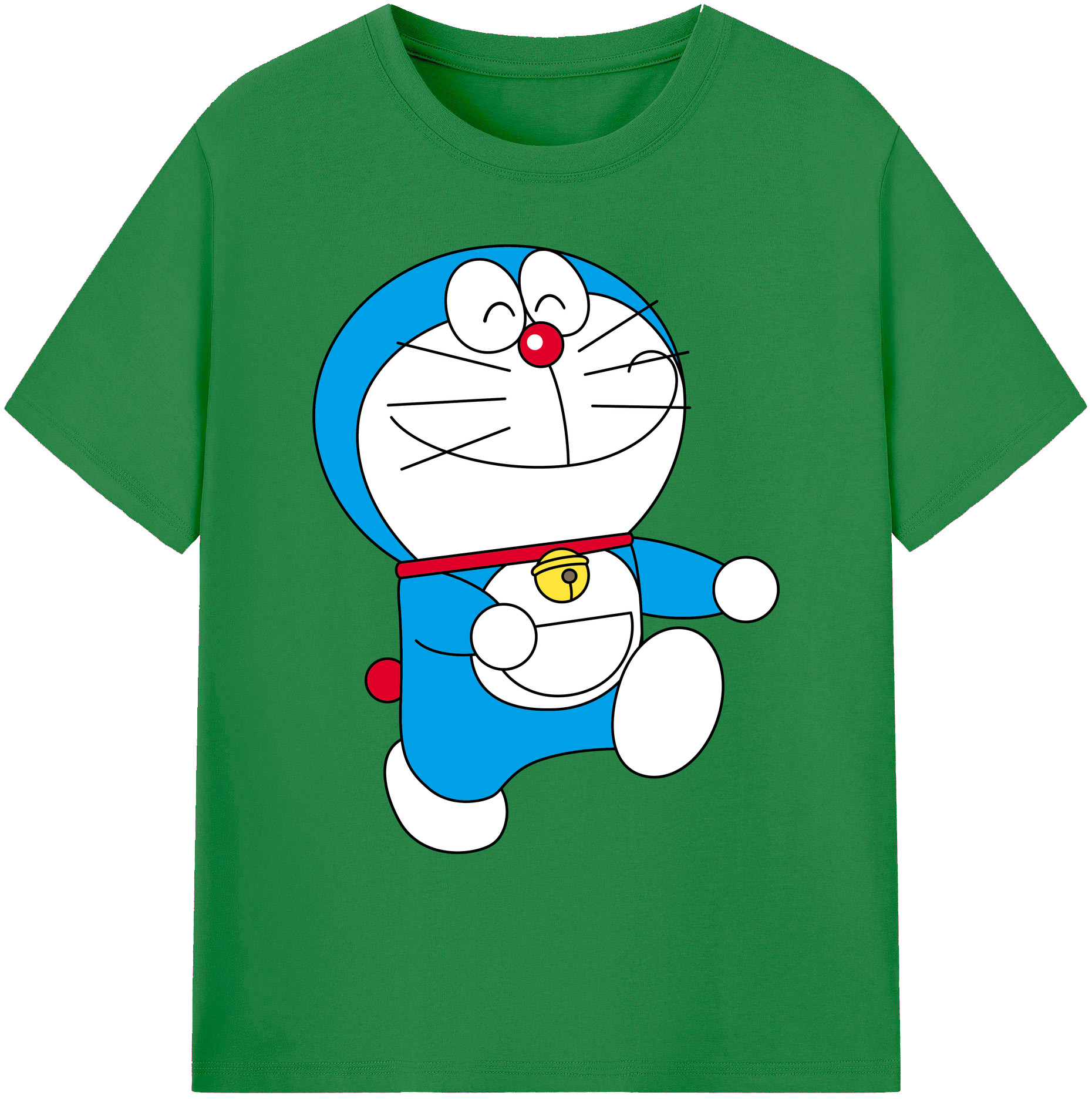 （画像用） ドラえもん Doraemon 綿100％ メンズ半袖Tシャツ｜肌触りやわらか＆通気性