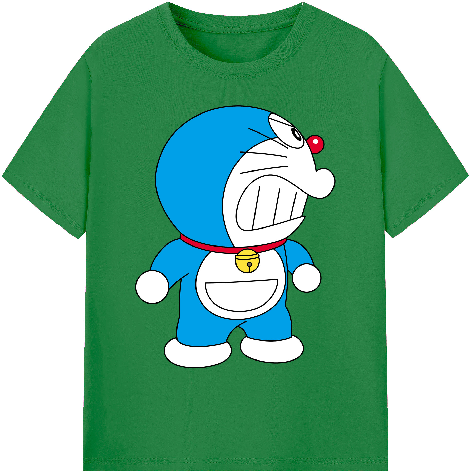 （画像用） ドラえもん Doraemon 綿100％ メンズ半袖Tシャツ｜肌触りやわらか＆通気性