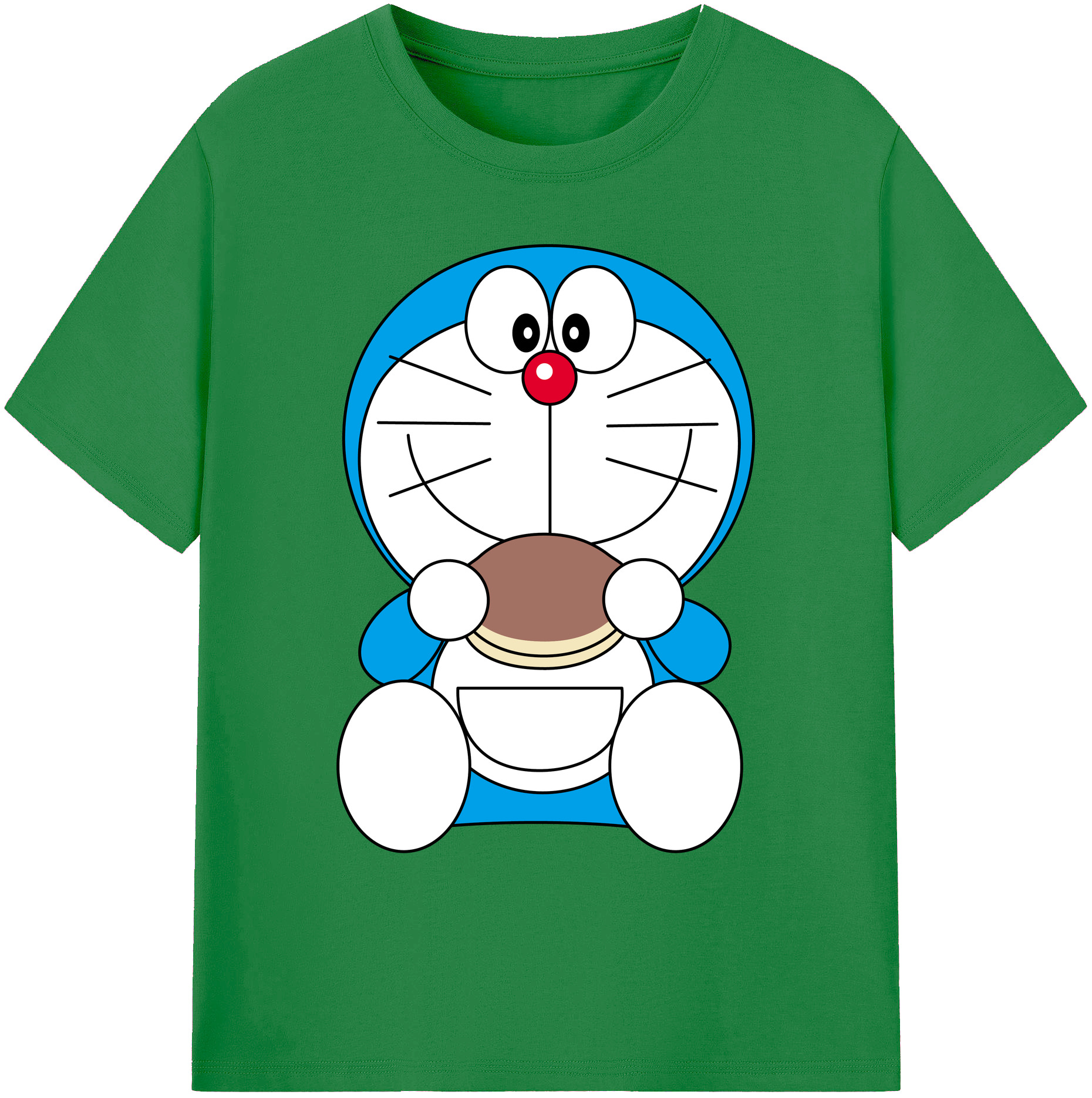 （画像用） ドラえもん Doraemon 綿100％ メンズ半袖Tシャツ｜肌触りやわらか＆通気性
