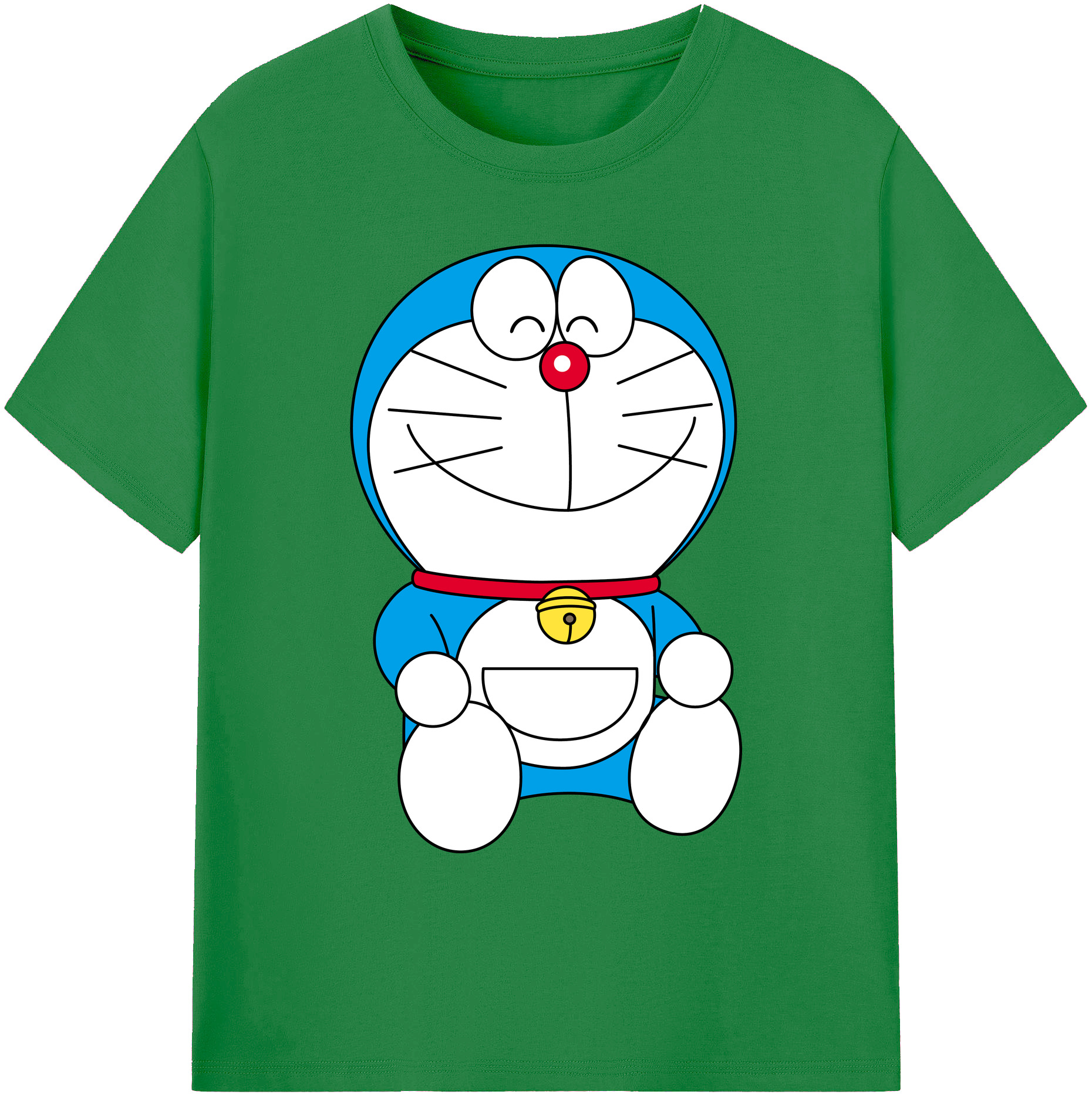 （画像用） ドラえもん Doraemon 綿100％ メンズ半袖Tシャツ｜肌触りやわらか＆通気性