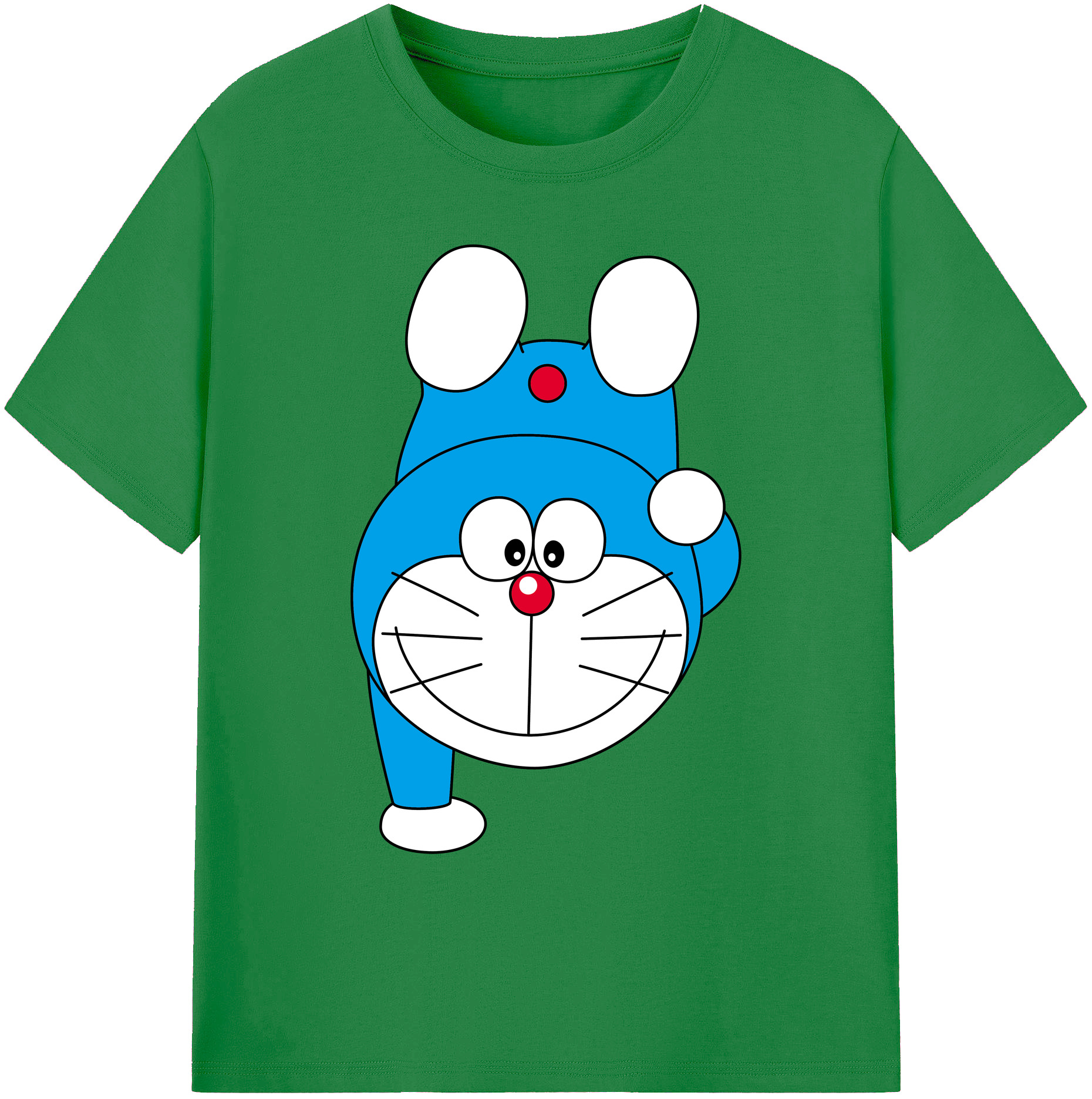 （画像用） ドラえもん Doraemon 綿100％ メンズ半袖Tシャツ｜肌触りやわらか＆通気性