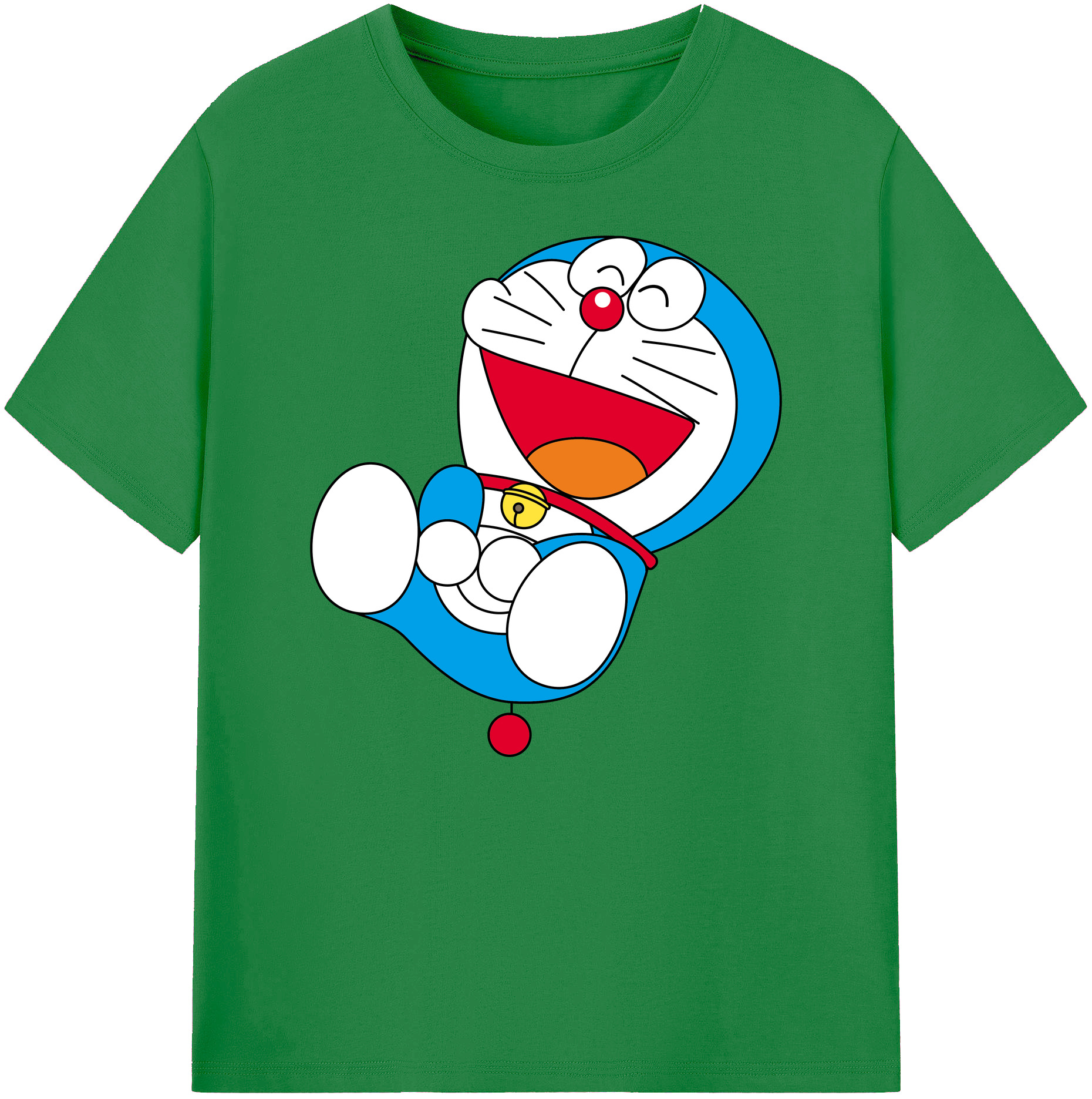 （画像用） ドラえもん Doraemon 綿100％ メンズ半袖Tシャツ｜肌触りやわらか＆通気性