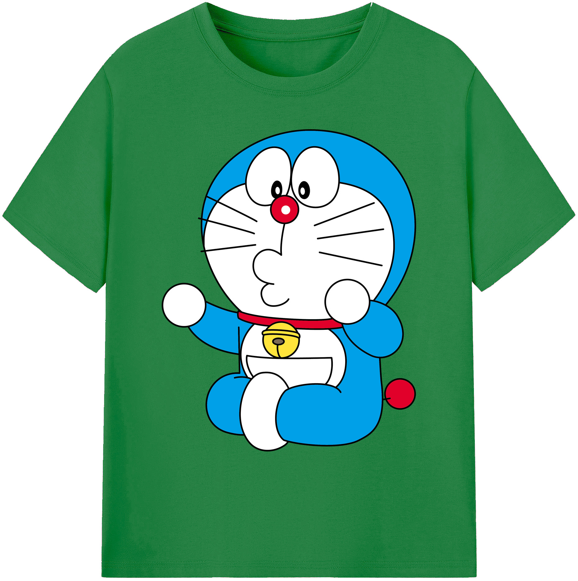 （画像用） ドラえもん Doraemon 綿100％ メンズ半袖Tシャツ｜肌触りやわらか＆通気性