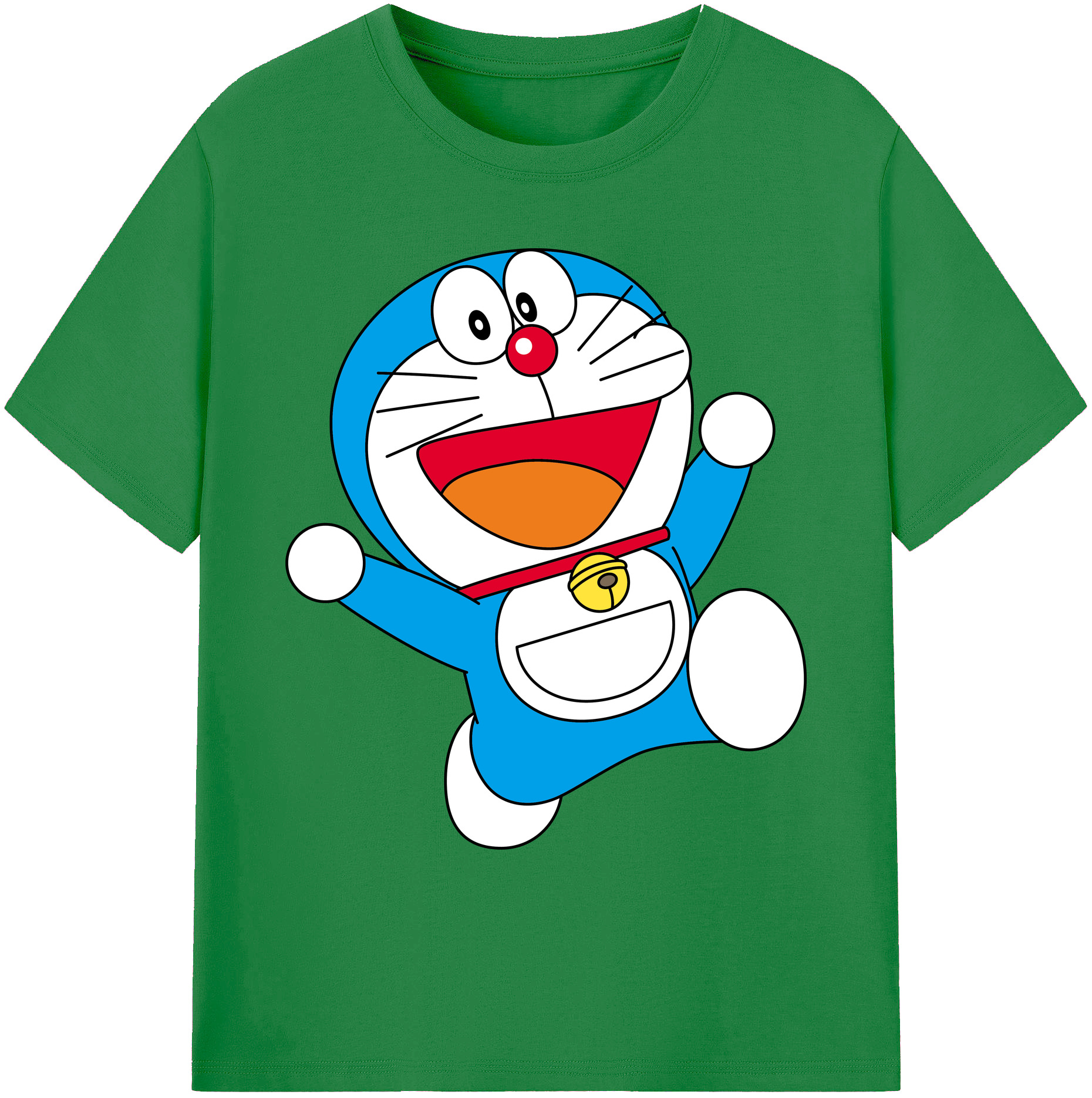 （画像用） ドラえもん Doraemon 綿100％ メンズ半袖Tシャツ｜肌触りやわらか＆通気性