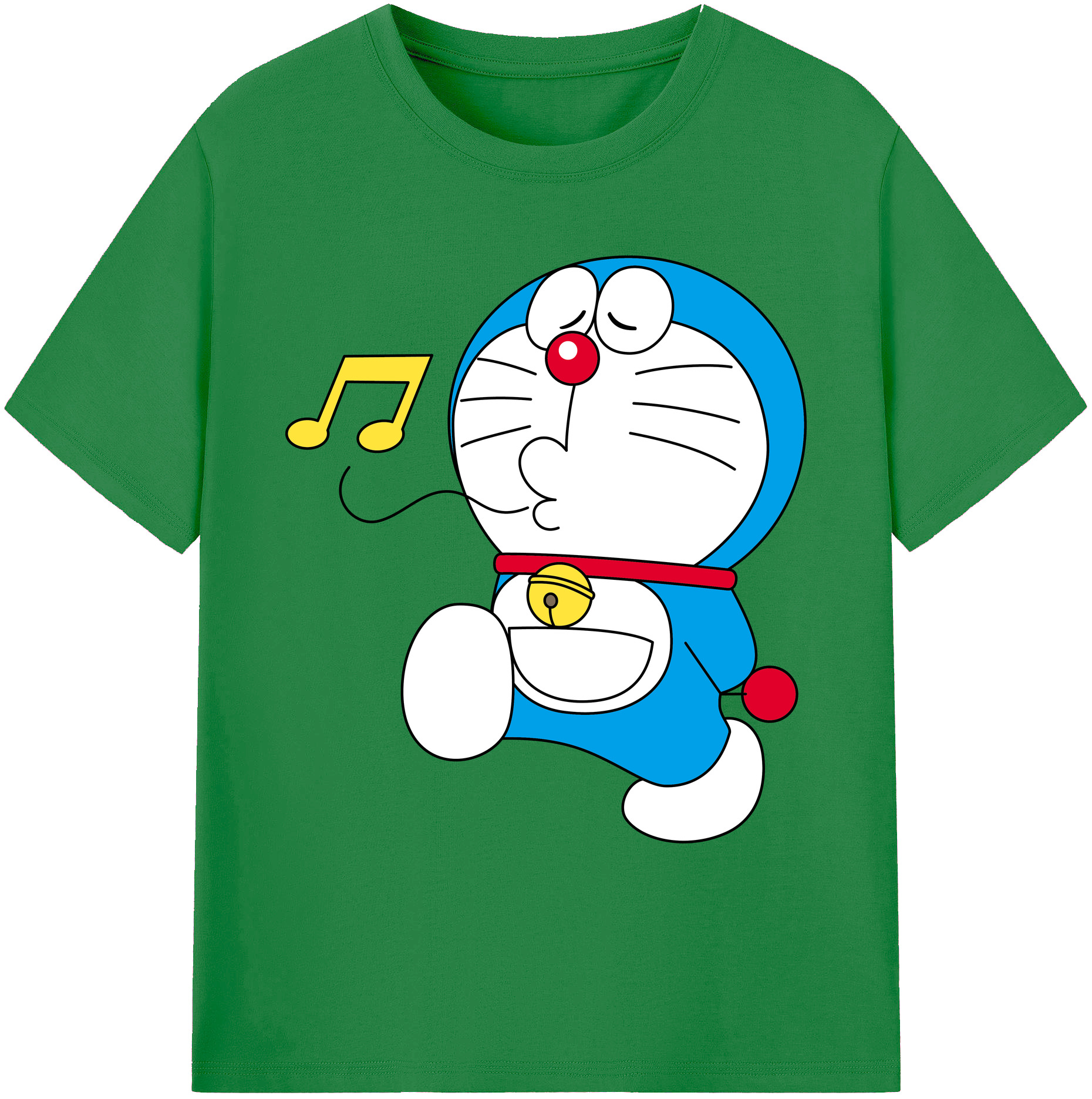 （画像用） ドラえもん Doraemon 綿100％ メンズ半袖Tシャツ｜肌触りやわらか＆通気性