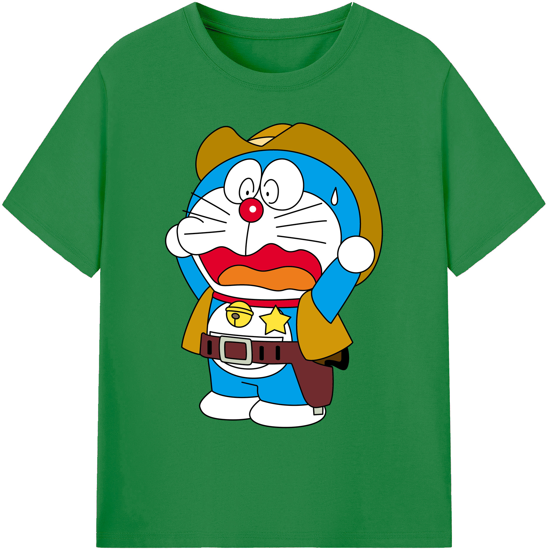（画像用） ドラえもん Doraemon 綿100％ メンズ半袖Tシャツ｜肌触りやわらか＆通気性