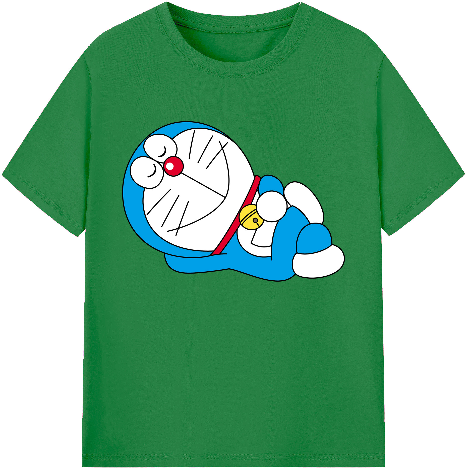 （画像用） ドラえもん Doraemon 綿100％ メンズ半袖Tシャツ｜肌触りやわらか＆通気性