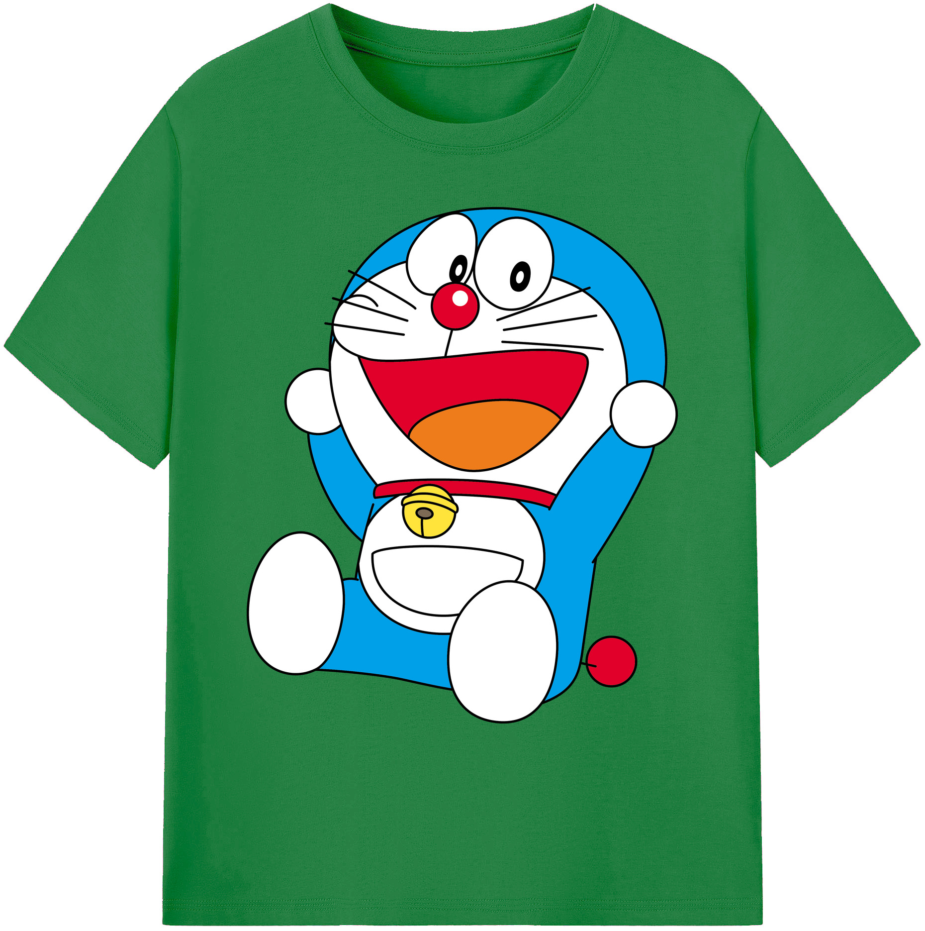 （画像用） ドラえもん Doraemon 綿100％ メンズ半袖Tシャツ｜肌触りやわらか＆通気性