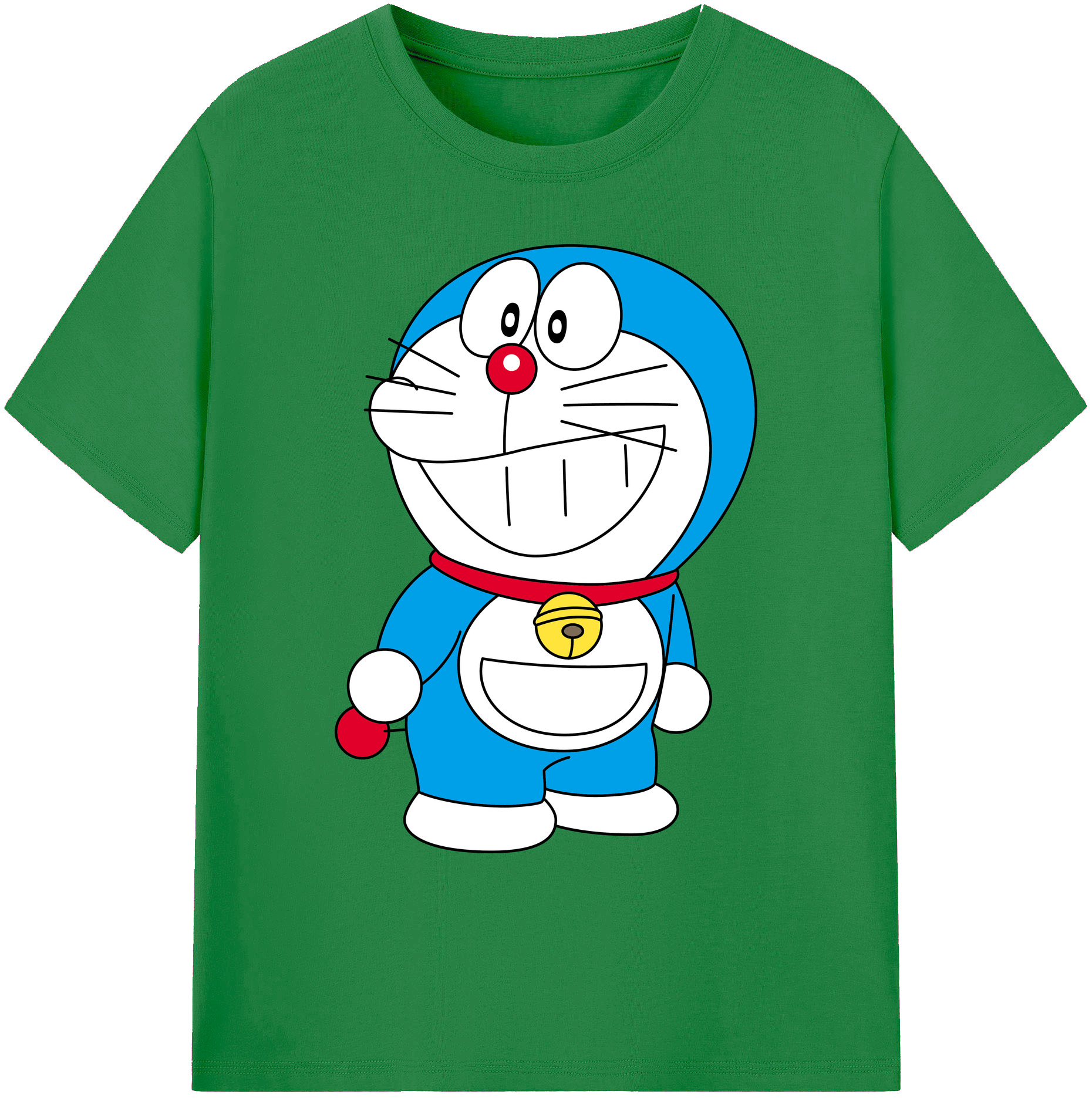 （画像用） ドラえもん Doraemon 綿100％ メンズ半袖Tシャツ｜肌触りやわらか＆通気性