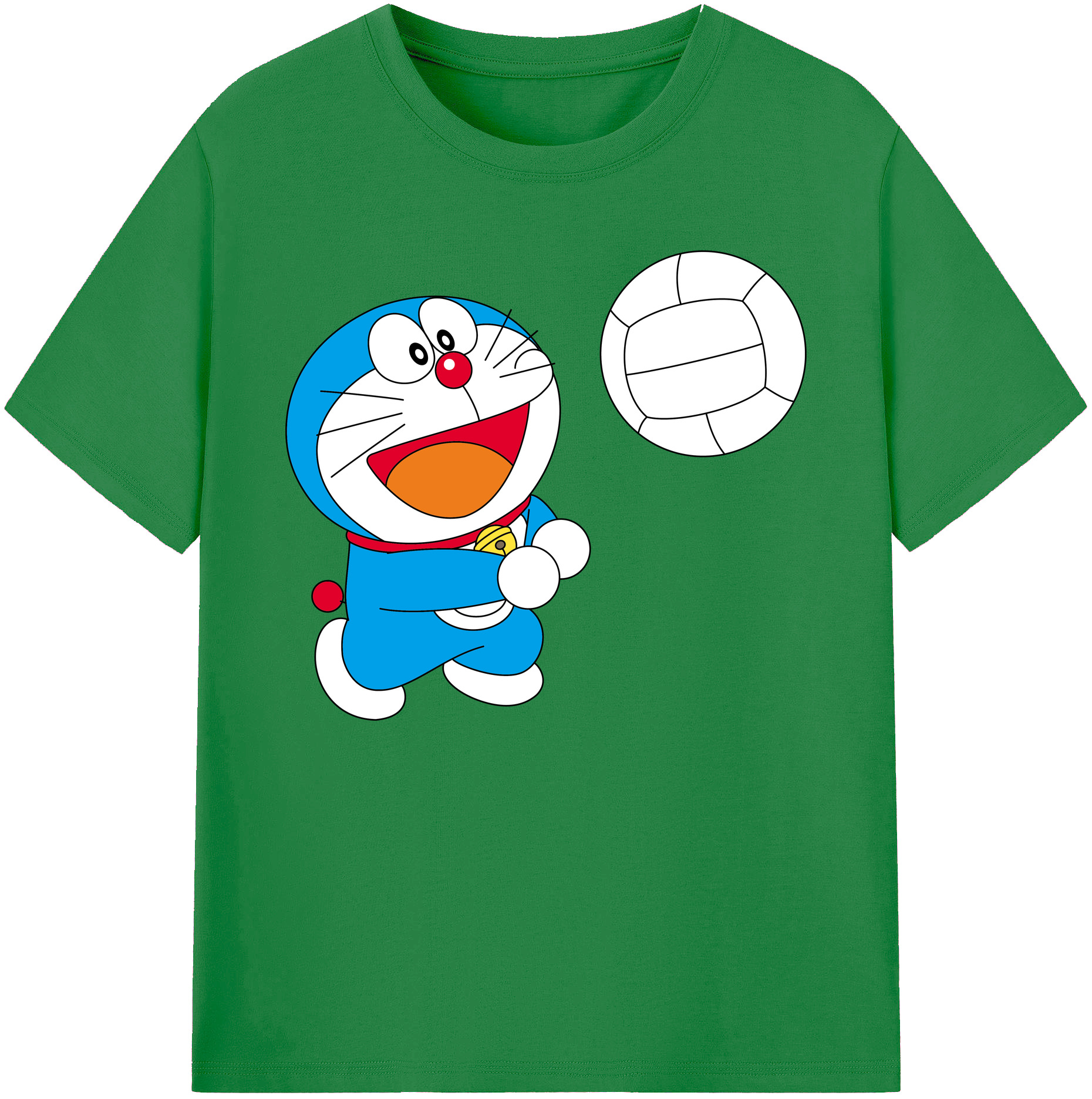 （画像用） ドラえもん Doraemon 綿100％ メンズ半袖Tシャツ｜肌触りやわらか＆通気性