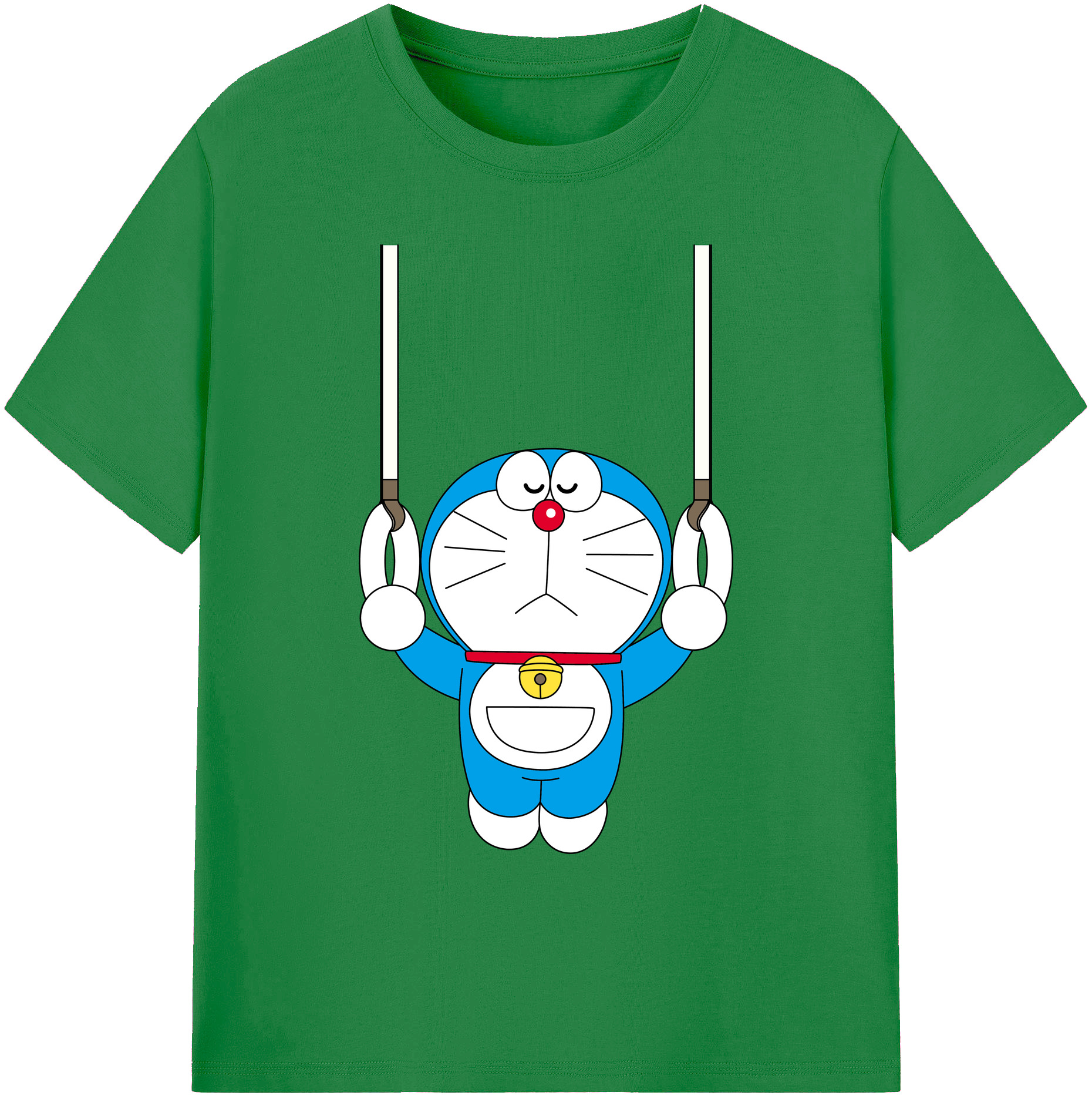 （画像用） ドラえもん Doraemon 綿100％ メンズ半袖Tシャツ｜肌触りやわらか＆通気性