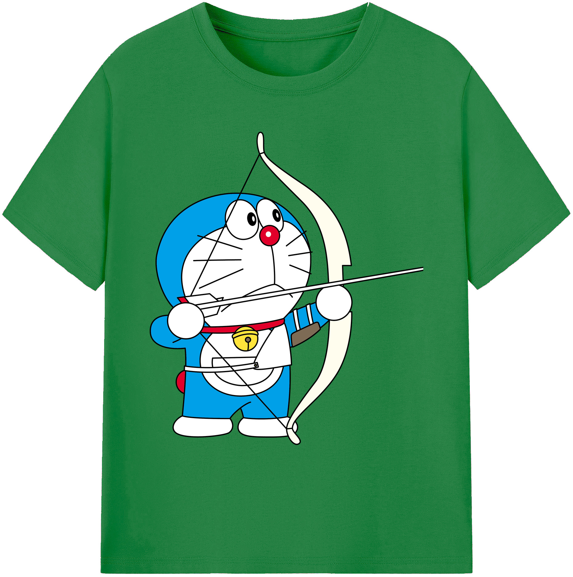 （画像用） ドラえもん Doraemon 綿100％ メンズ半袖Tシャツ｜肌触りやわらか＆通気性