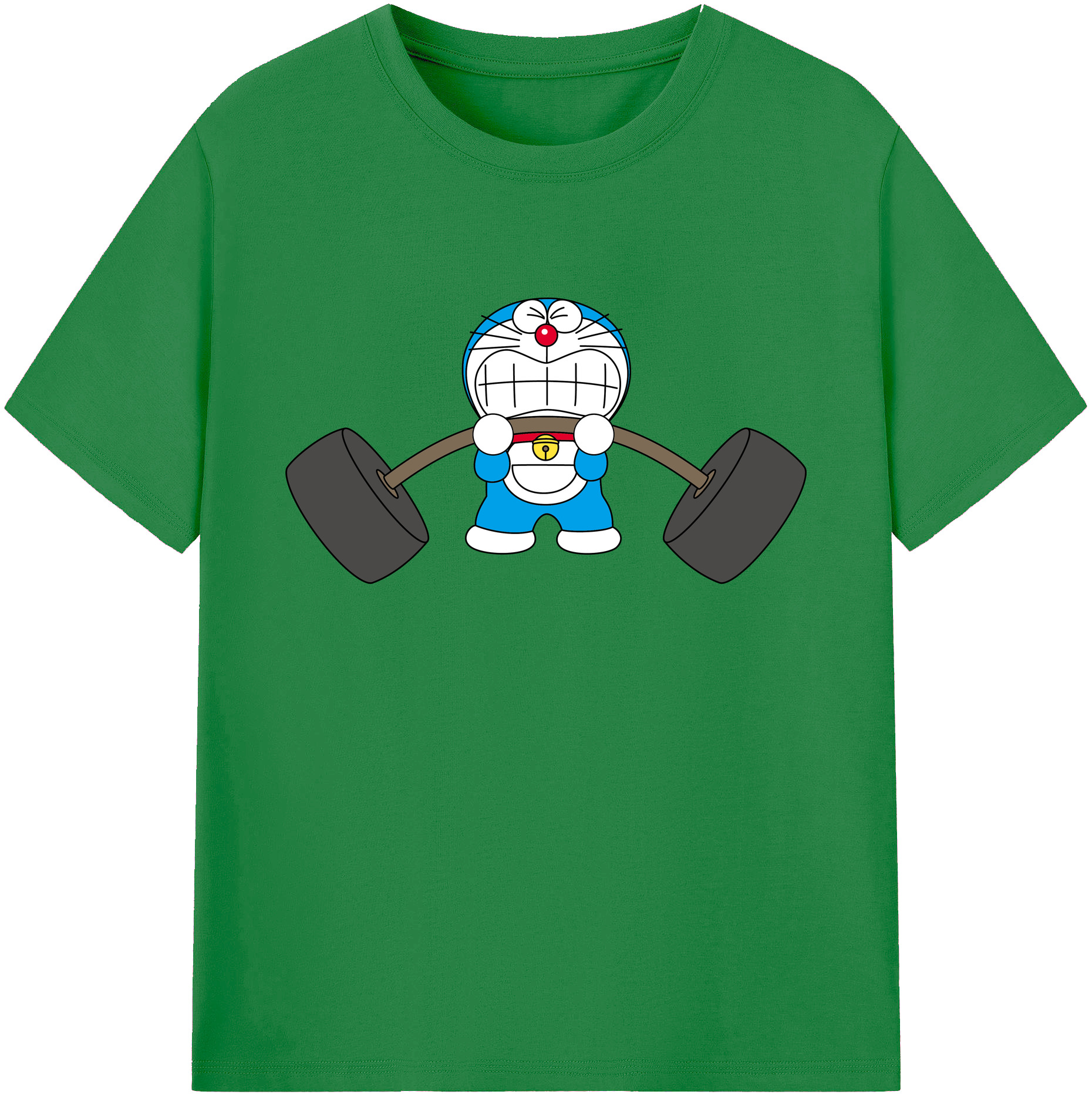 （画像用） ドラえもん Doraemon 綿100％ メンズ半袖Tシャツ｜肌触りやわらか＆通気性