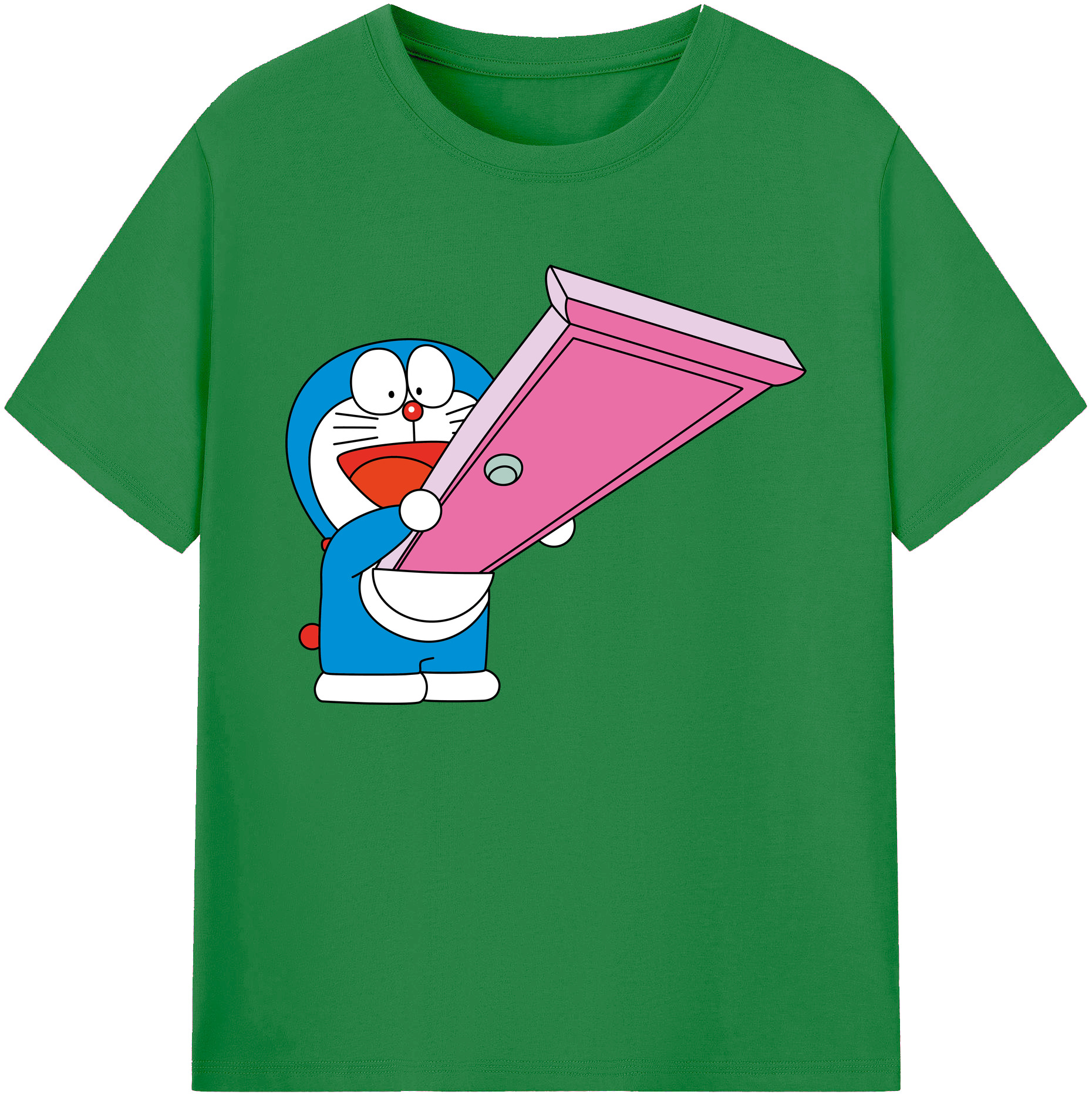 （画像用） ドラえもん Doraemon 綿100％ メンズ半袖Tシャツ｜肌触りやわらか＆通気性